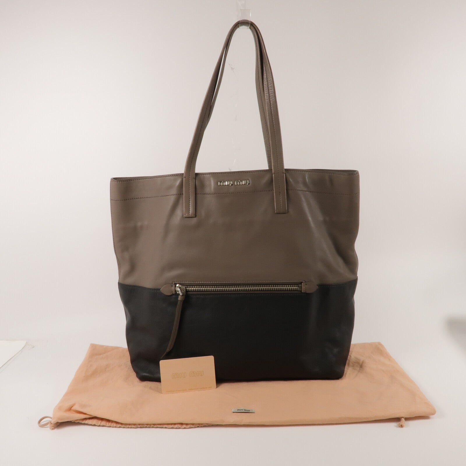 Miu Miu 牛皮皮革Tote Bag手挽袋