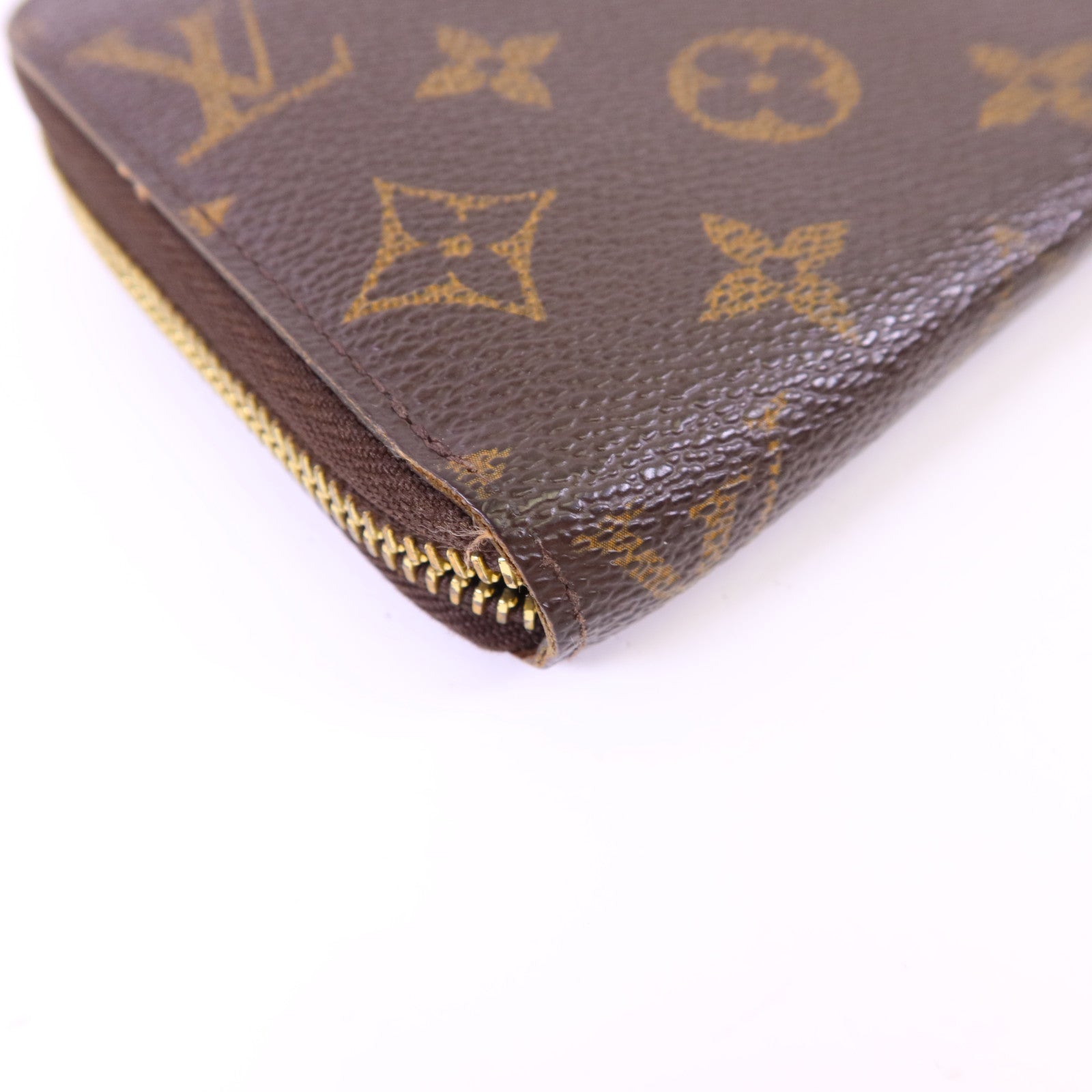 LOUIS VUITTON Monogram Zipper Long Wallet金扣長錢包
