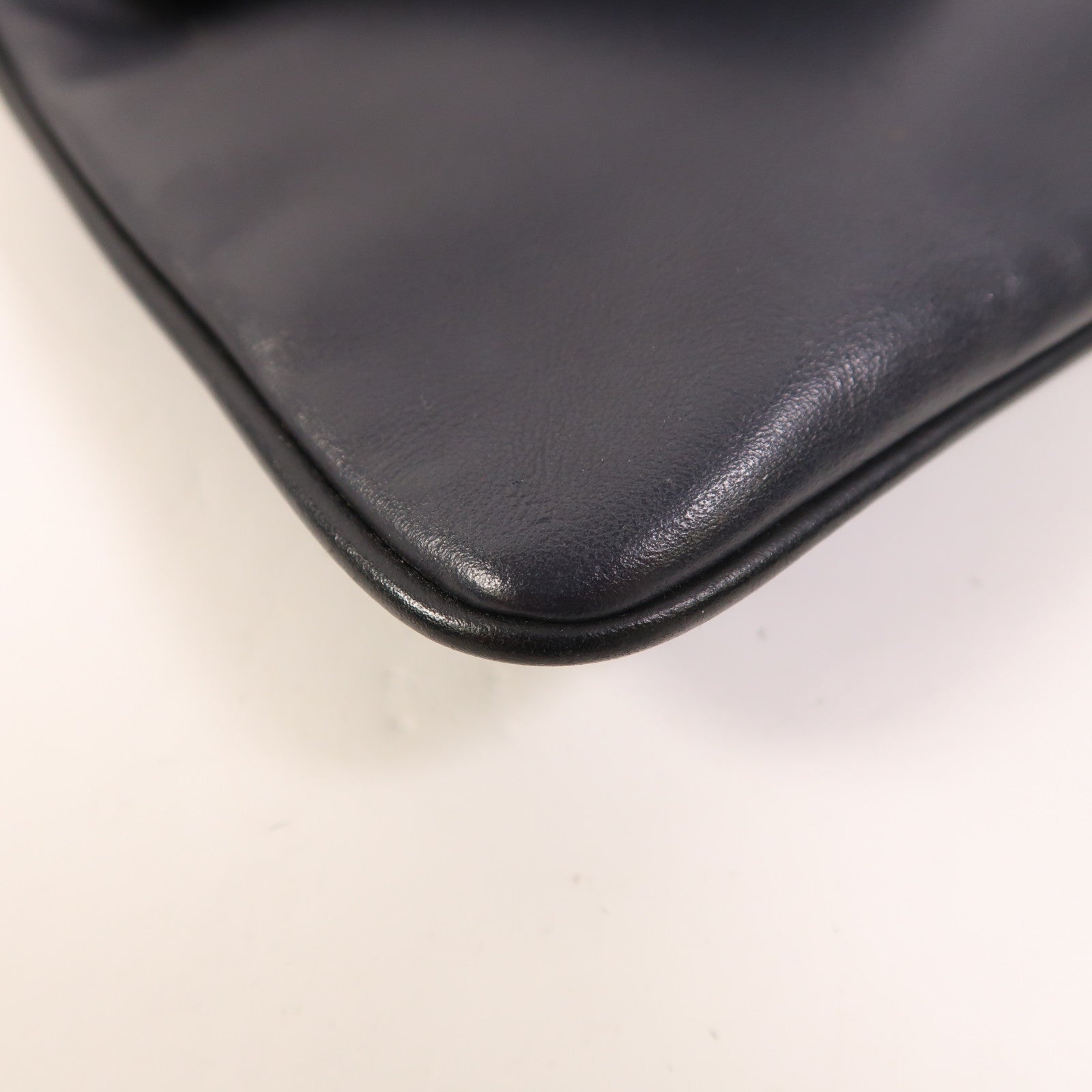 FENDI 牛皮皮革Triplette Clutch銀扣手拿包