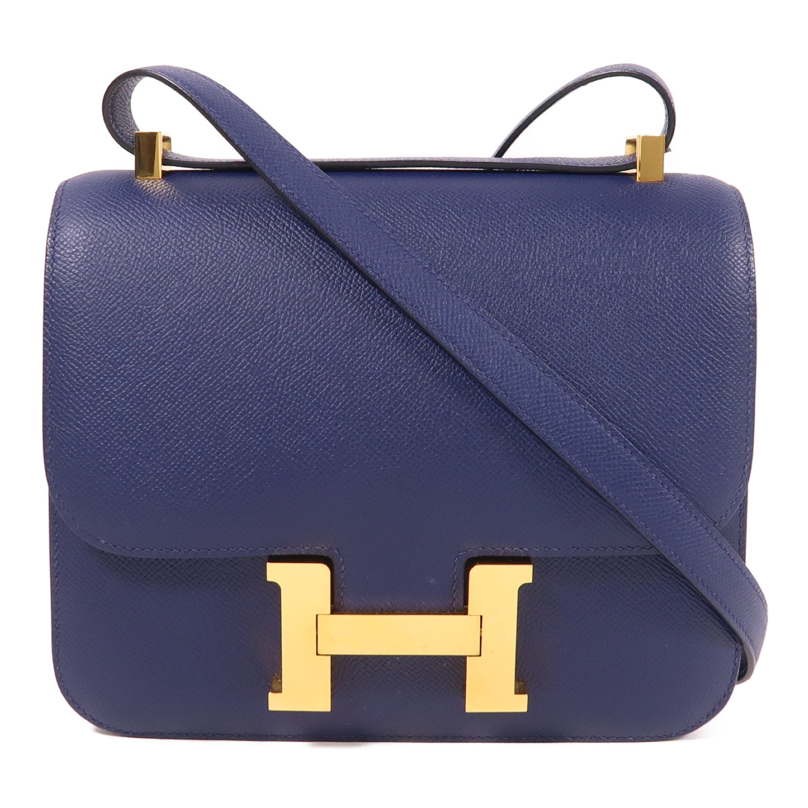 HERMES 【激減優惠】Epsom皮革Constance 24金扣肩背袋
