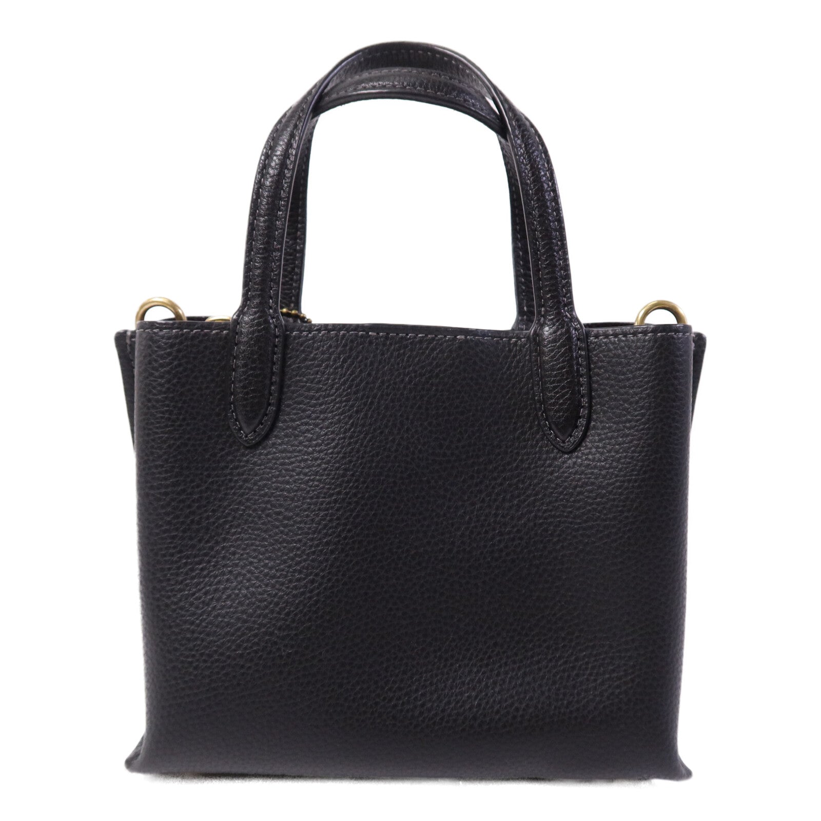 COACH 牛皮皮革Willow Tote 24金扣手挽肩背兩用袋