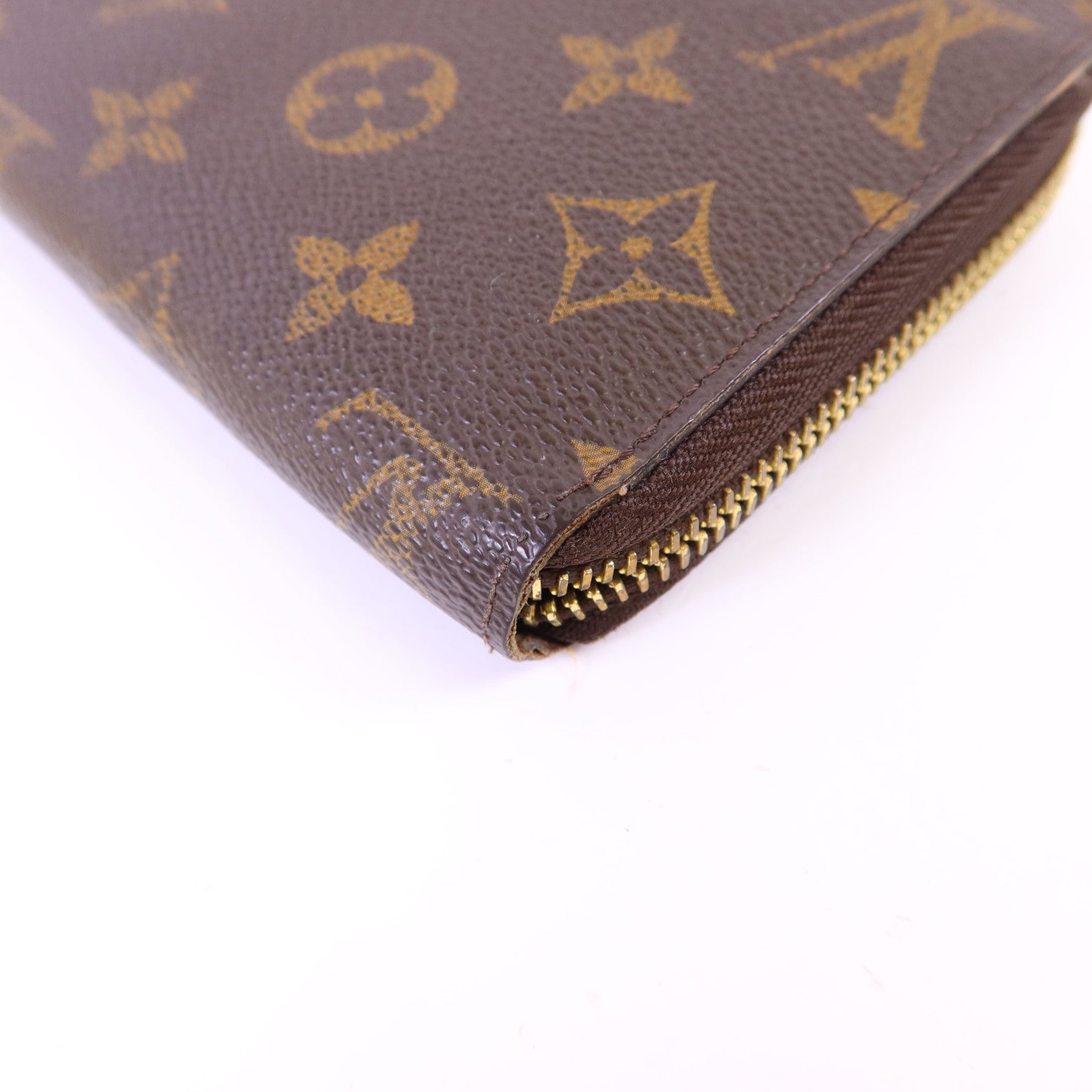 LOUIS VUITTON Monogram Zipper Long Wallet金扣長錢包