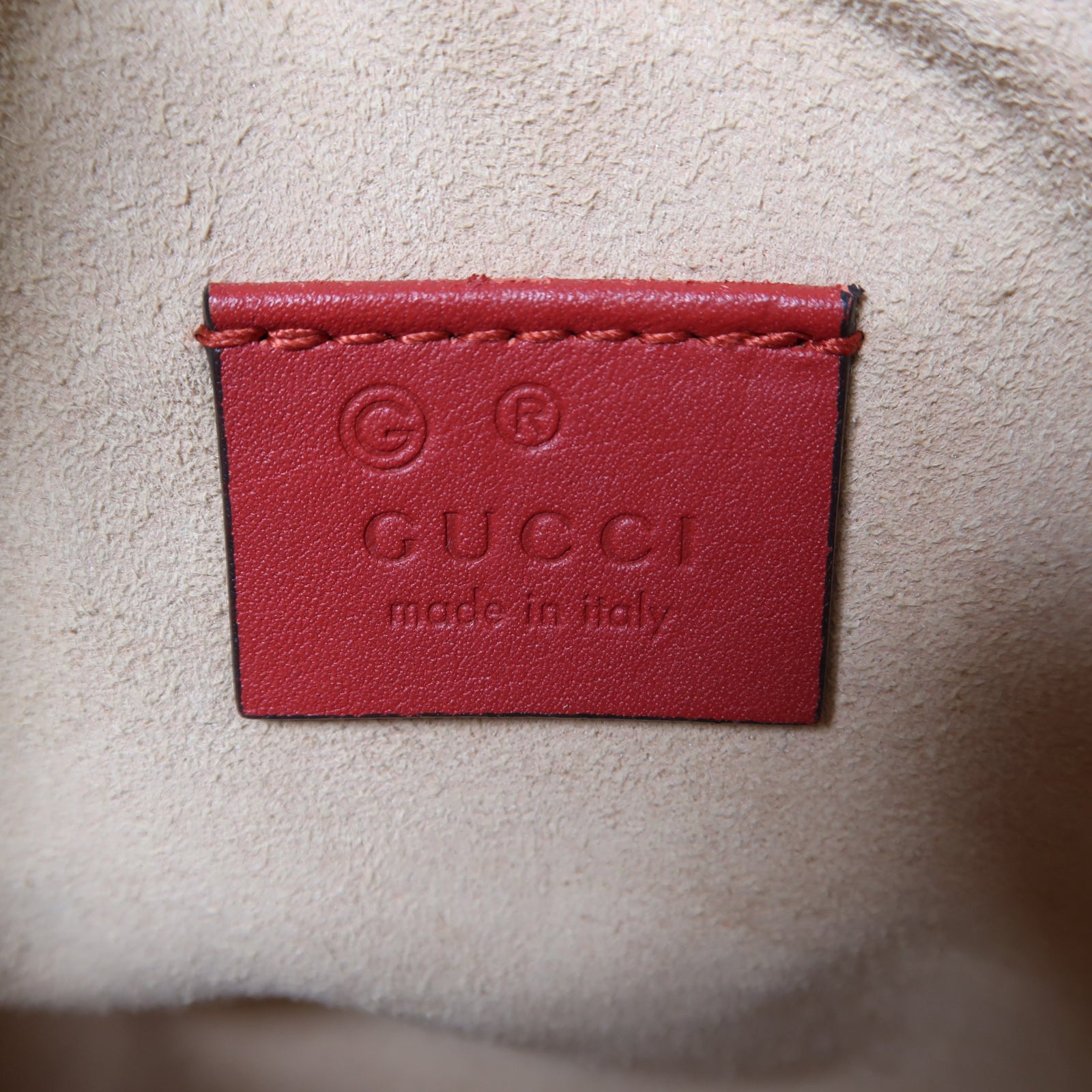 GUCCI 塗層帆布GG Supreme Mini Blooms金扣手挽肩背兩用袋啡色/紅色/藍色