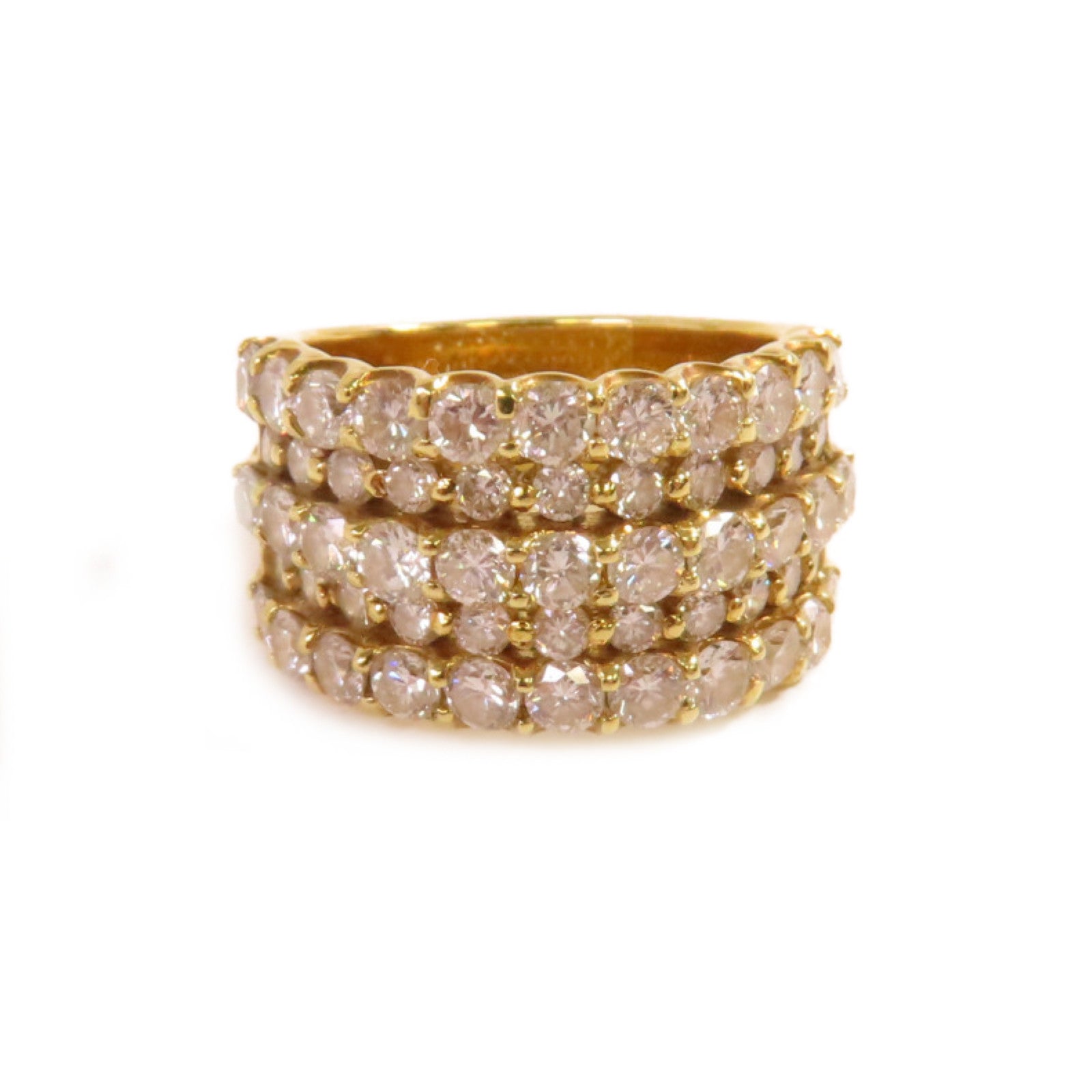 JEWELRY 18K黃金/3.00ct鑚石Diamond Ring戒指US#6