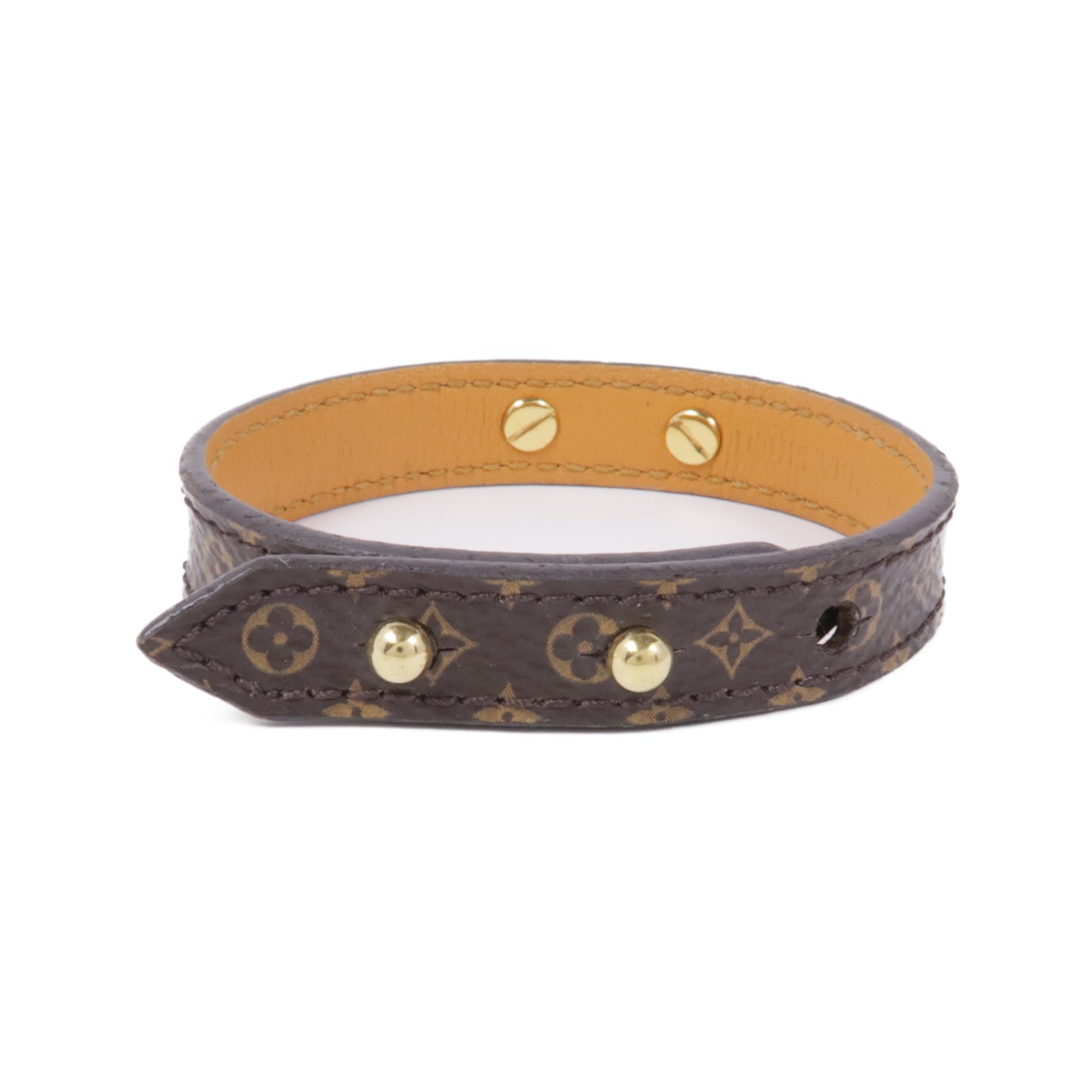 LOUIS VUITTON Monogram Logo Mania Bracelet金扣手鐲