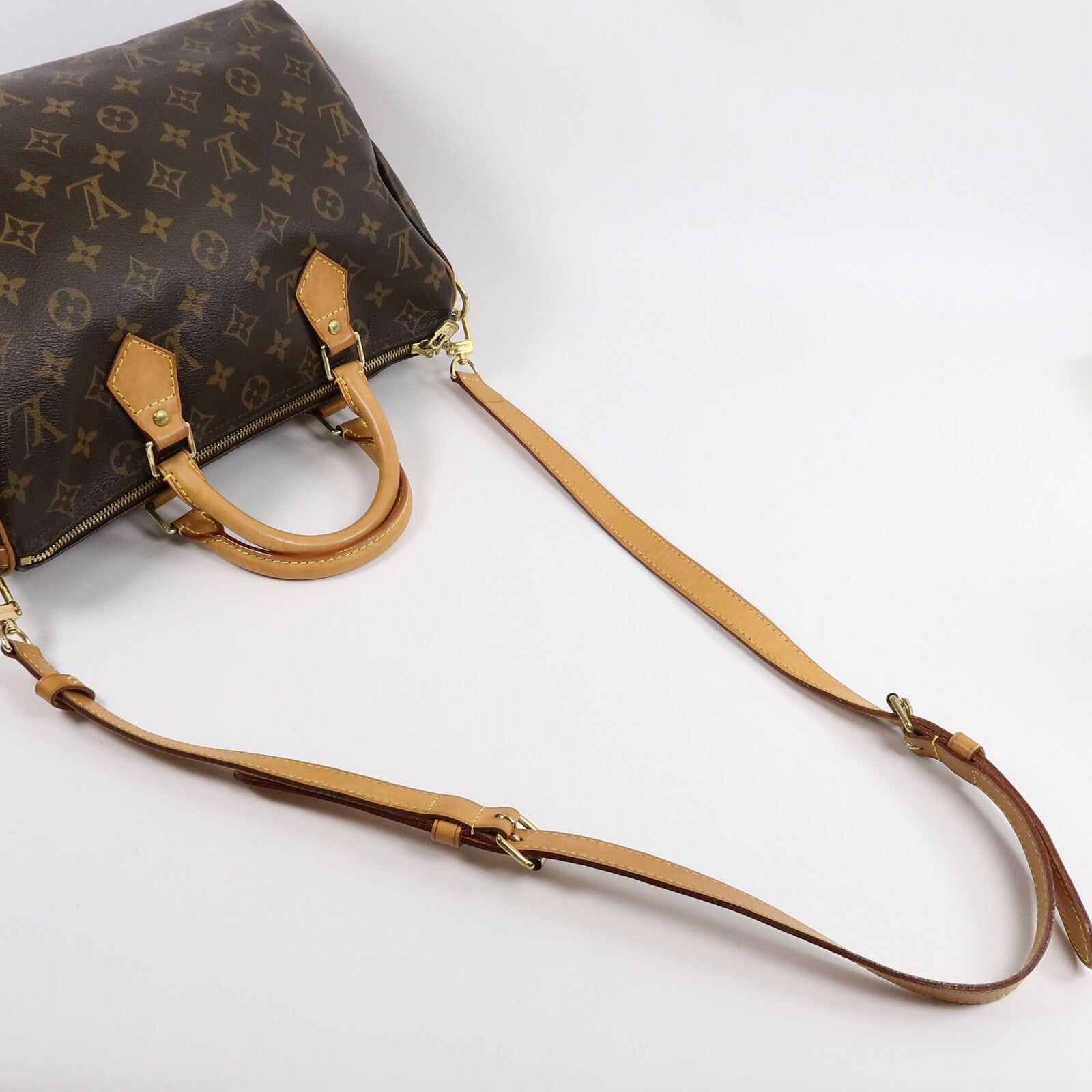 LOUIS VUITTON Monogram Speedy Bandouliere 30手挽肩背兩用袋