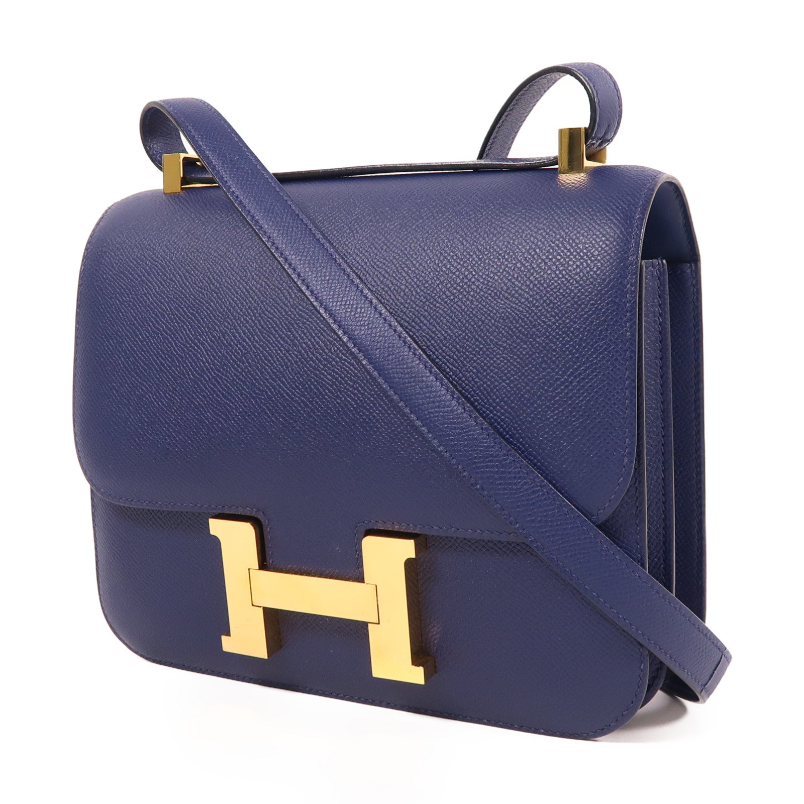 HERMES 【激減優惠】Epsom皮革Constance 24金扣肩背袋
