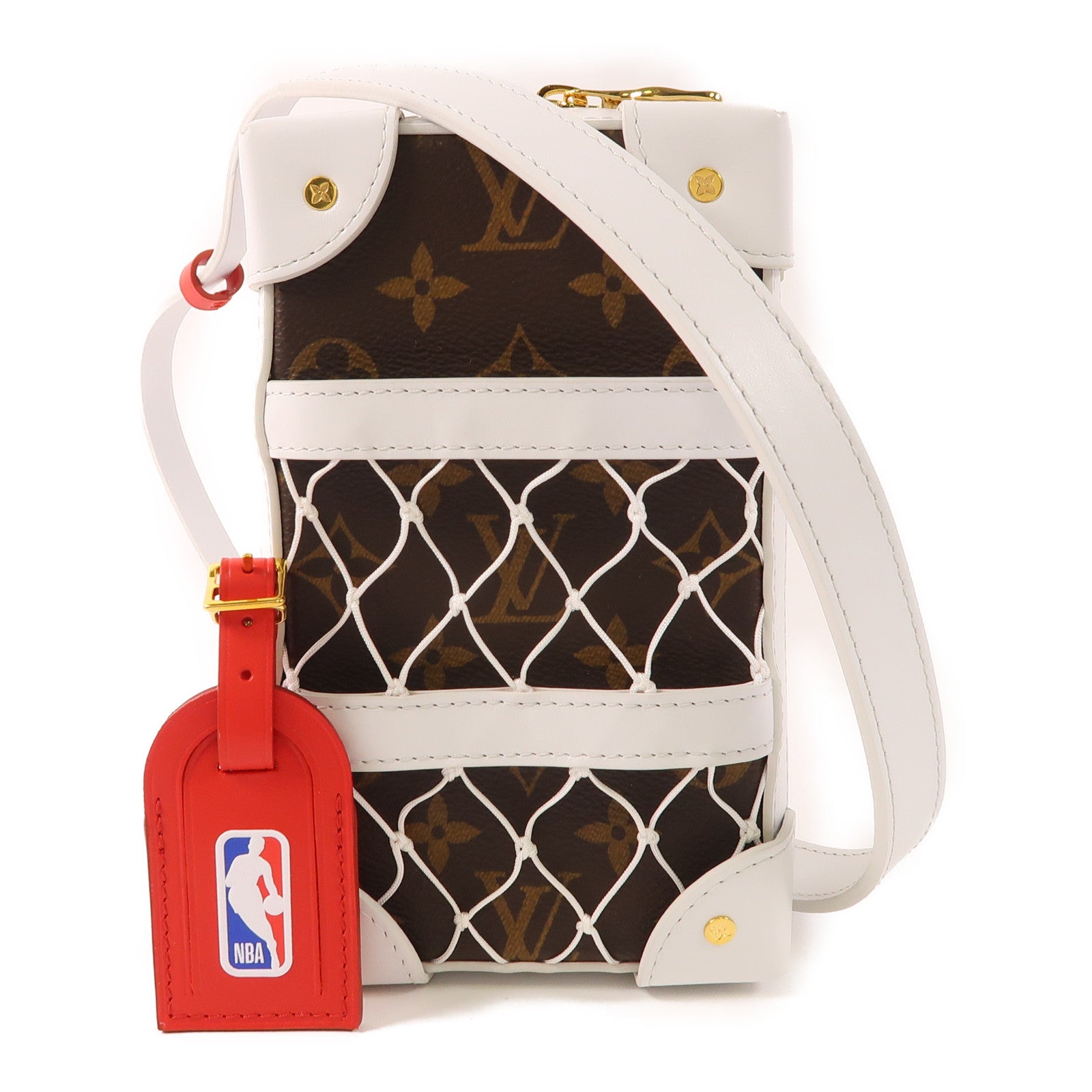 LOUIS VUITTON Monogram LV X NBA Soft Trunk金扣肩背袋