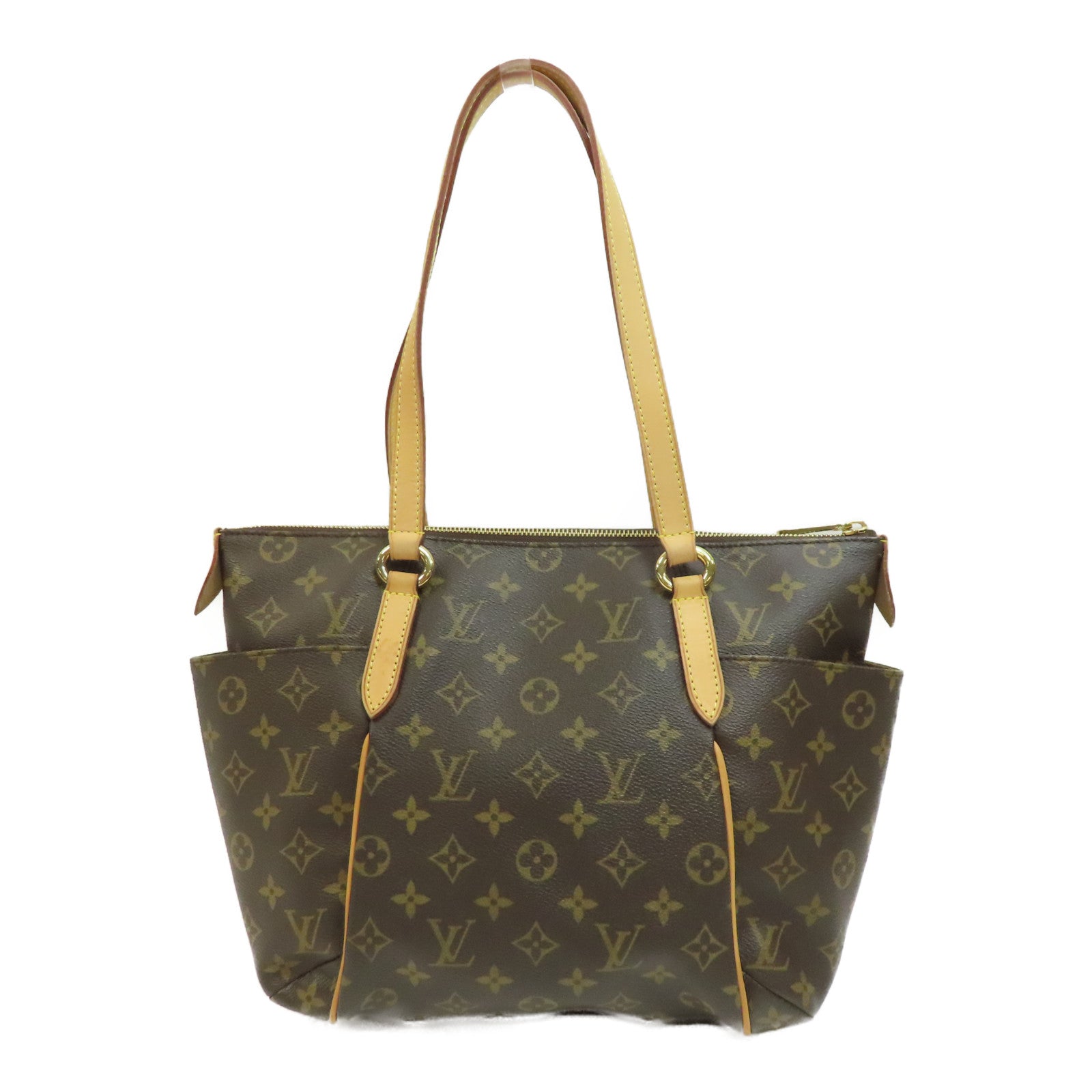 LOUIS VUITTON Monogram Totally PM金扣肩背袋啡色