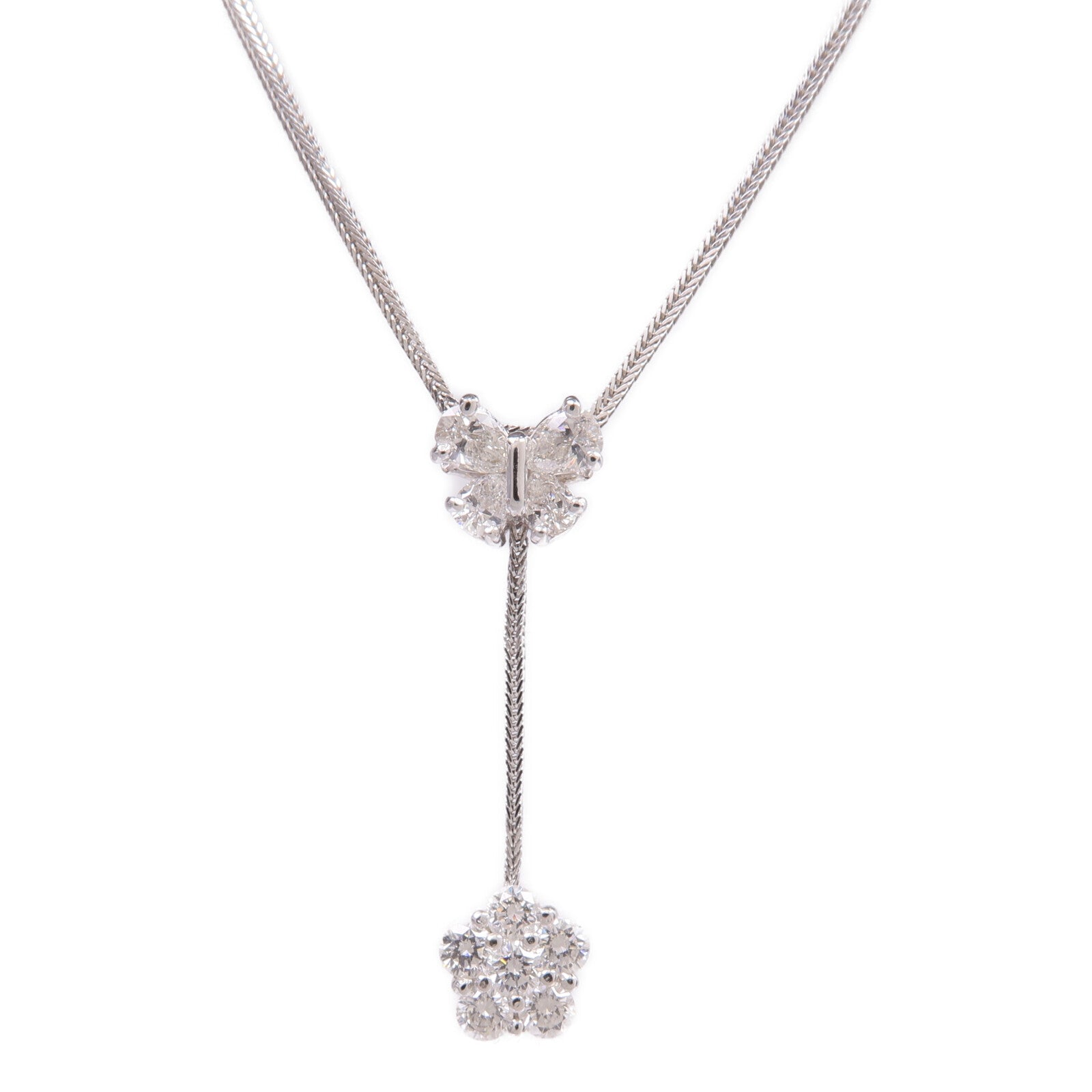 JEWELRY 【激減優惠】18K白金Diamond Necklace鑽石項鍊