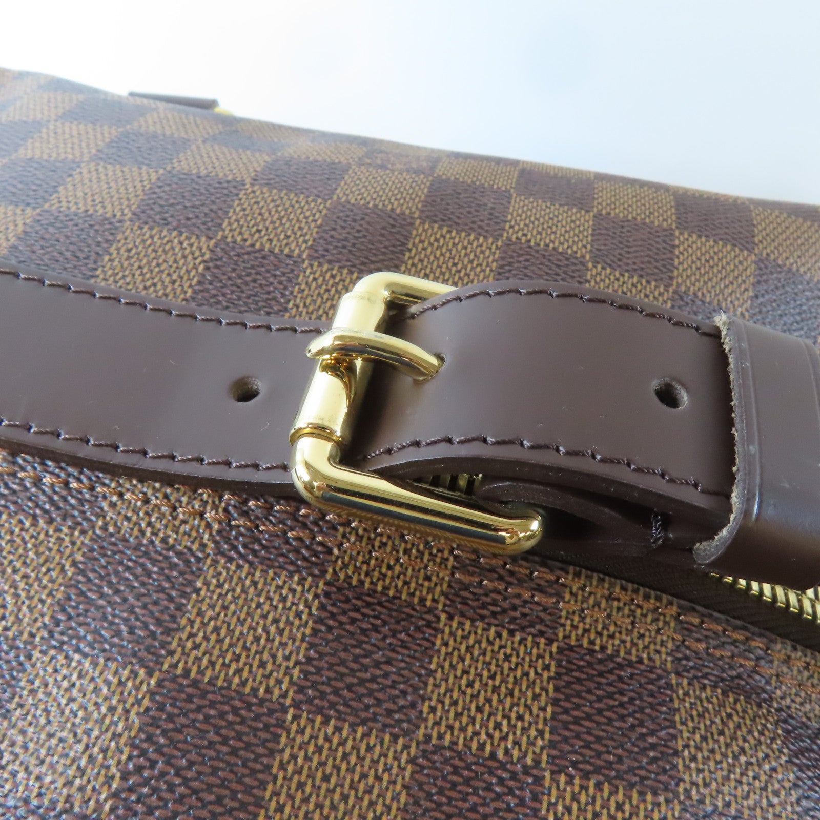 LOUIS VUITTON Damier Eole 50 Boston Carry Bag金扣手挽袋啡色