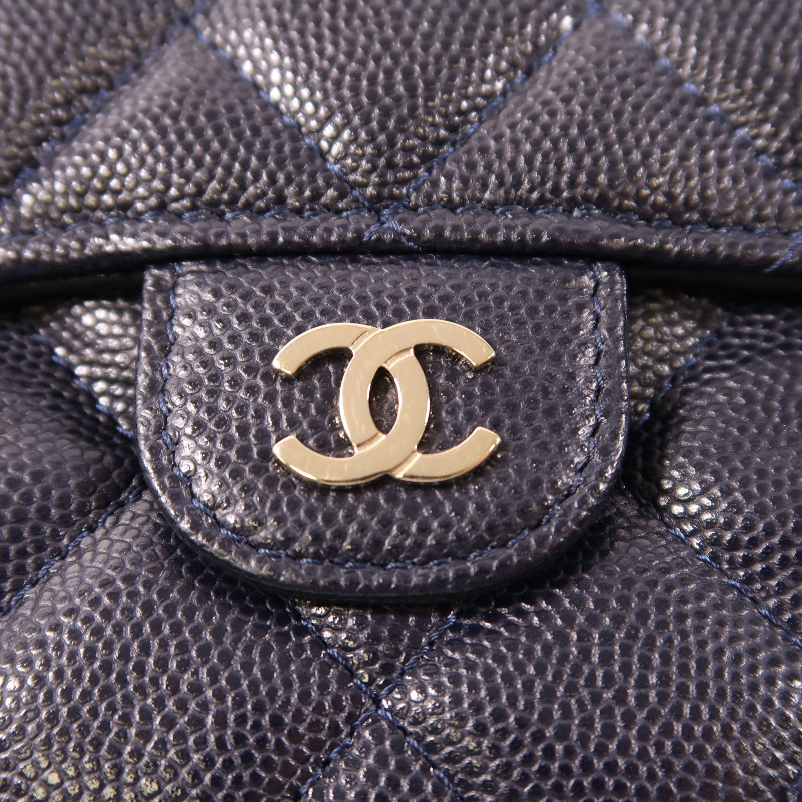 CHANEL 【激減優惠】牛皮皮革CF Phone Holder With Chain金釦鏈帶肩背袋