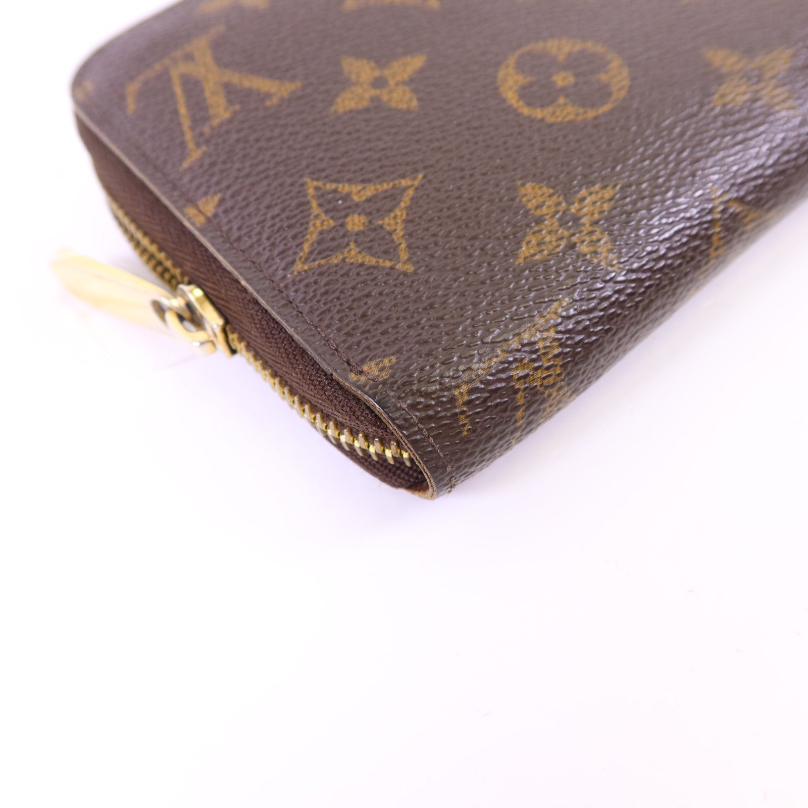 LOUIS VUITTON Monogram Zipper Long Wallet金扣長錢包