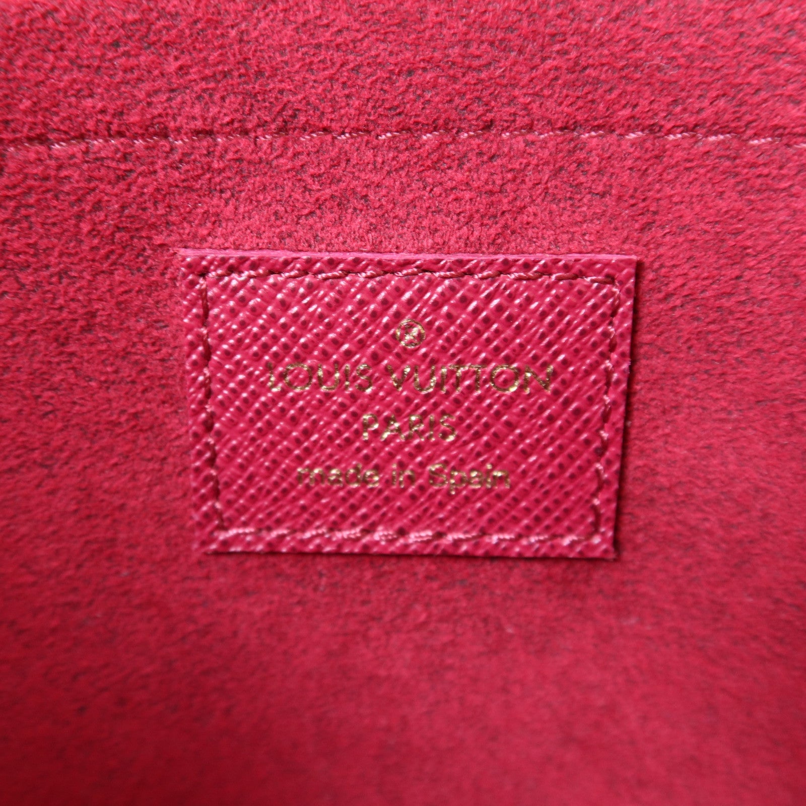 LOUIS VUITTON Monogram Felicie Pochette金扣鏈帶肩背袋