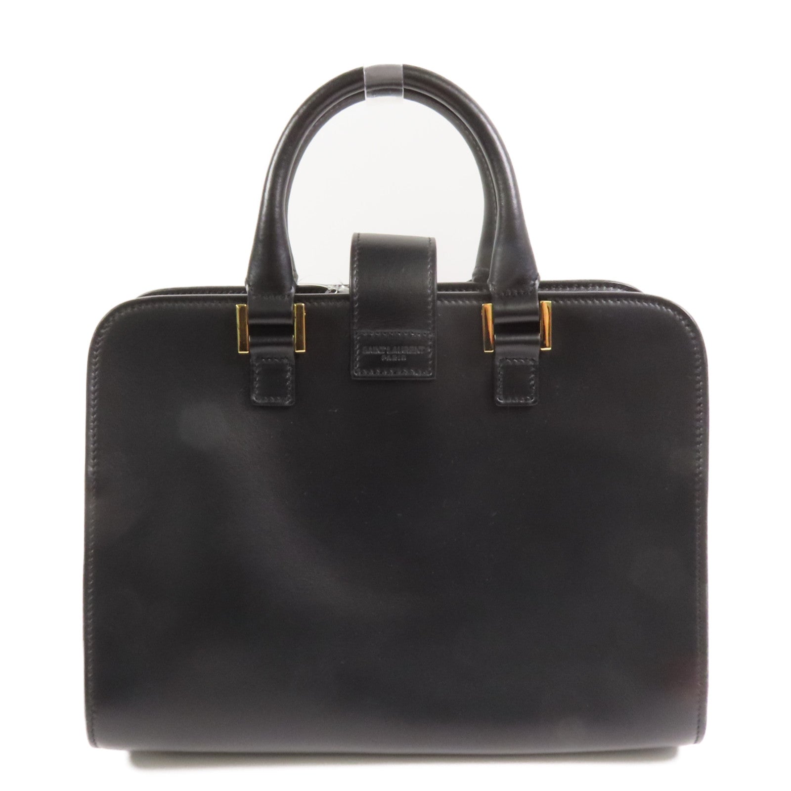 SAINT LAURENT 牛皮皮革Baby Cabas金扣手挽肩背兩用袋