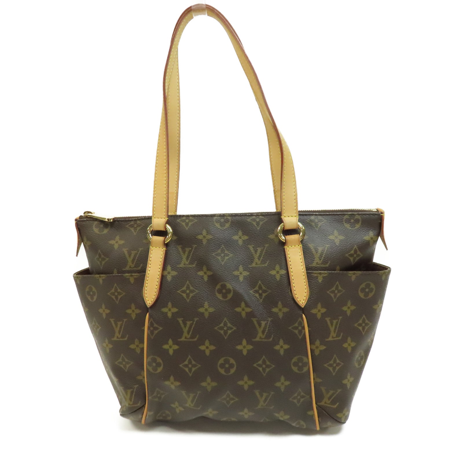 LOUIS VUITTON Monogram Totally PM金扣肩背袋啡色