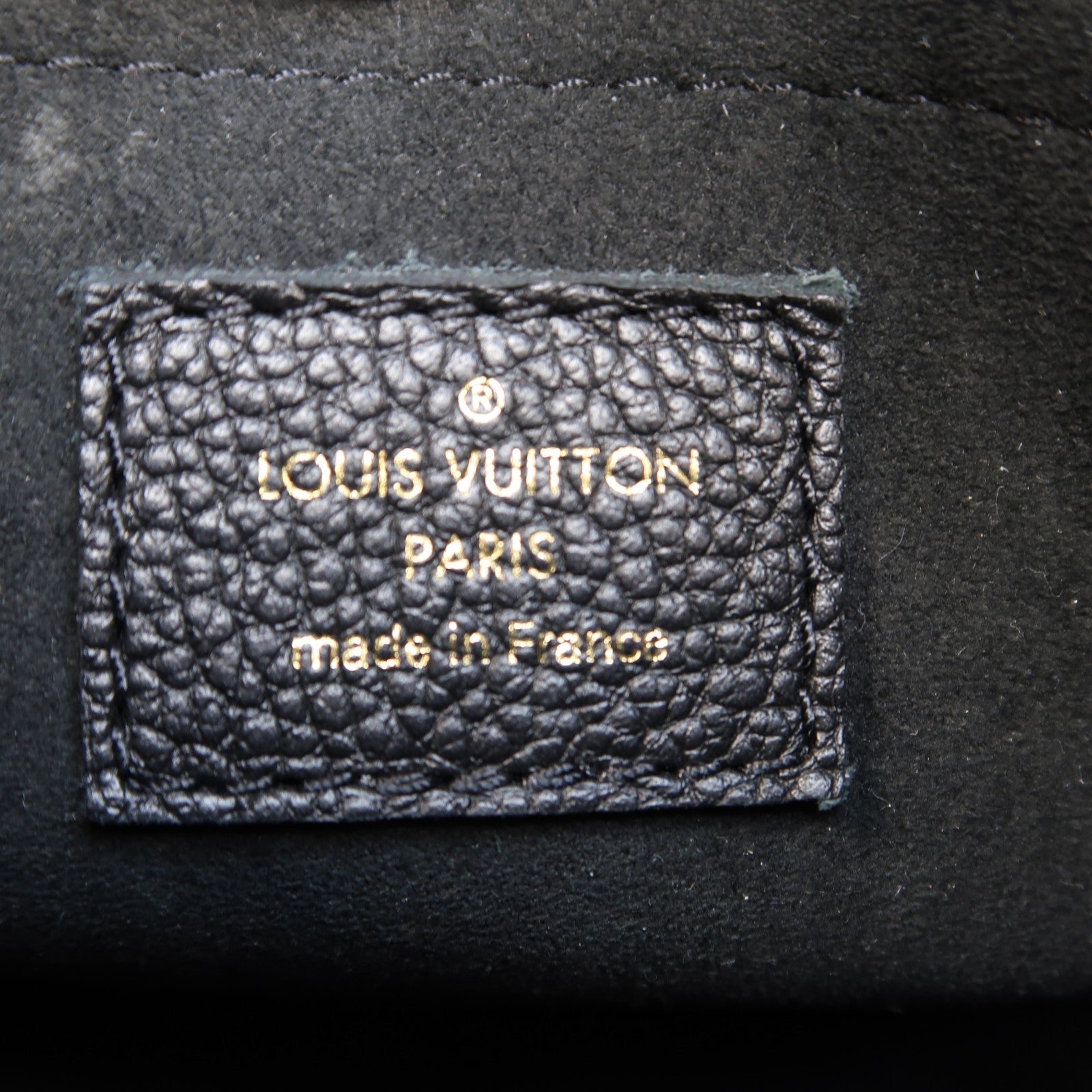 LOUIS VUITTON Monogram Empreinte Speedy Bandouliere 20金扣手挽肩背兩用袋黑色