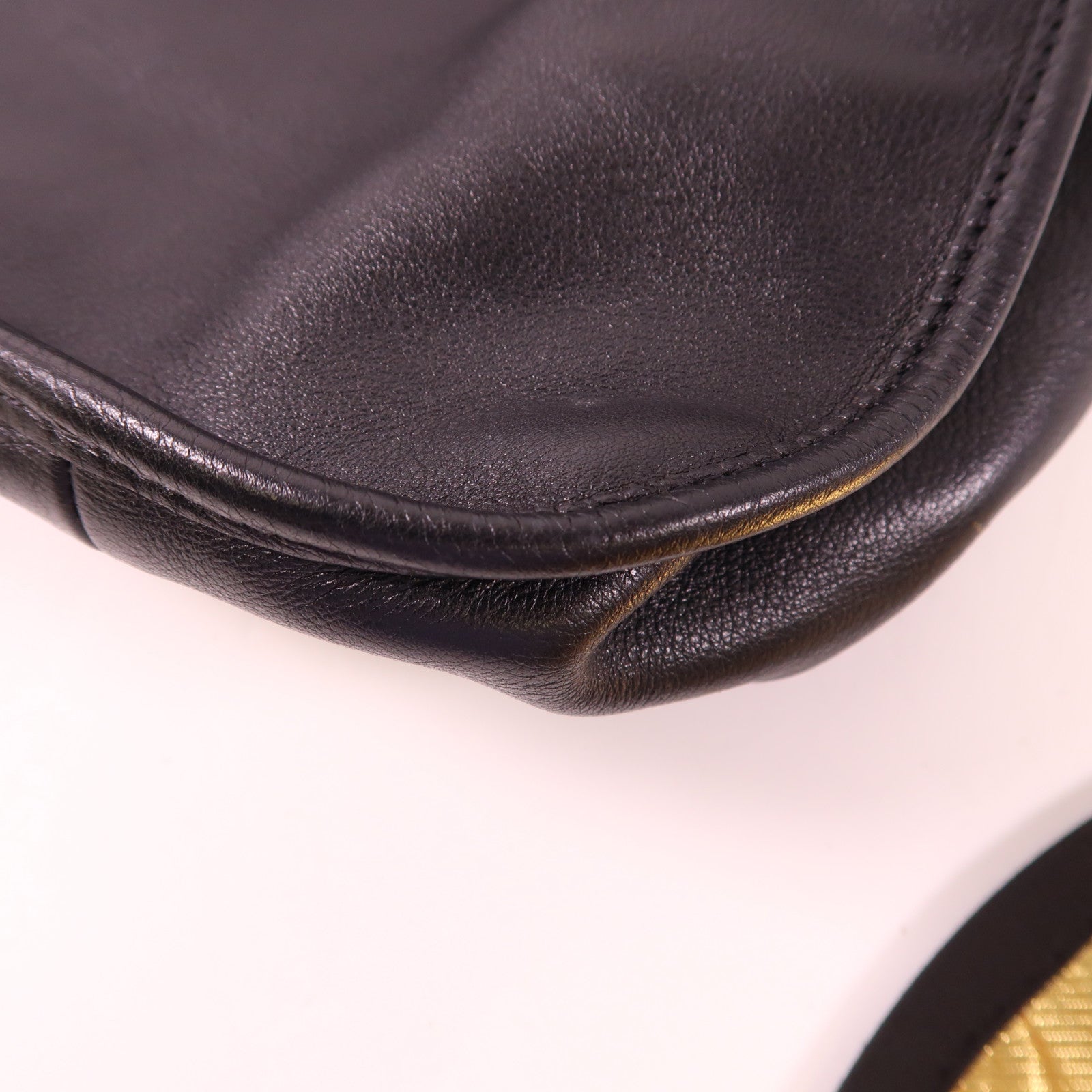 Longchamp 牛皮皮革Shoulder Bag銀扣肩背袋