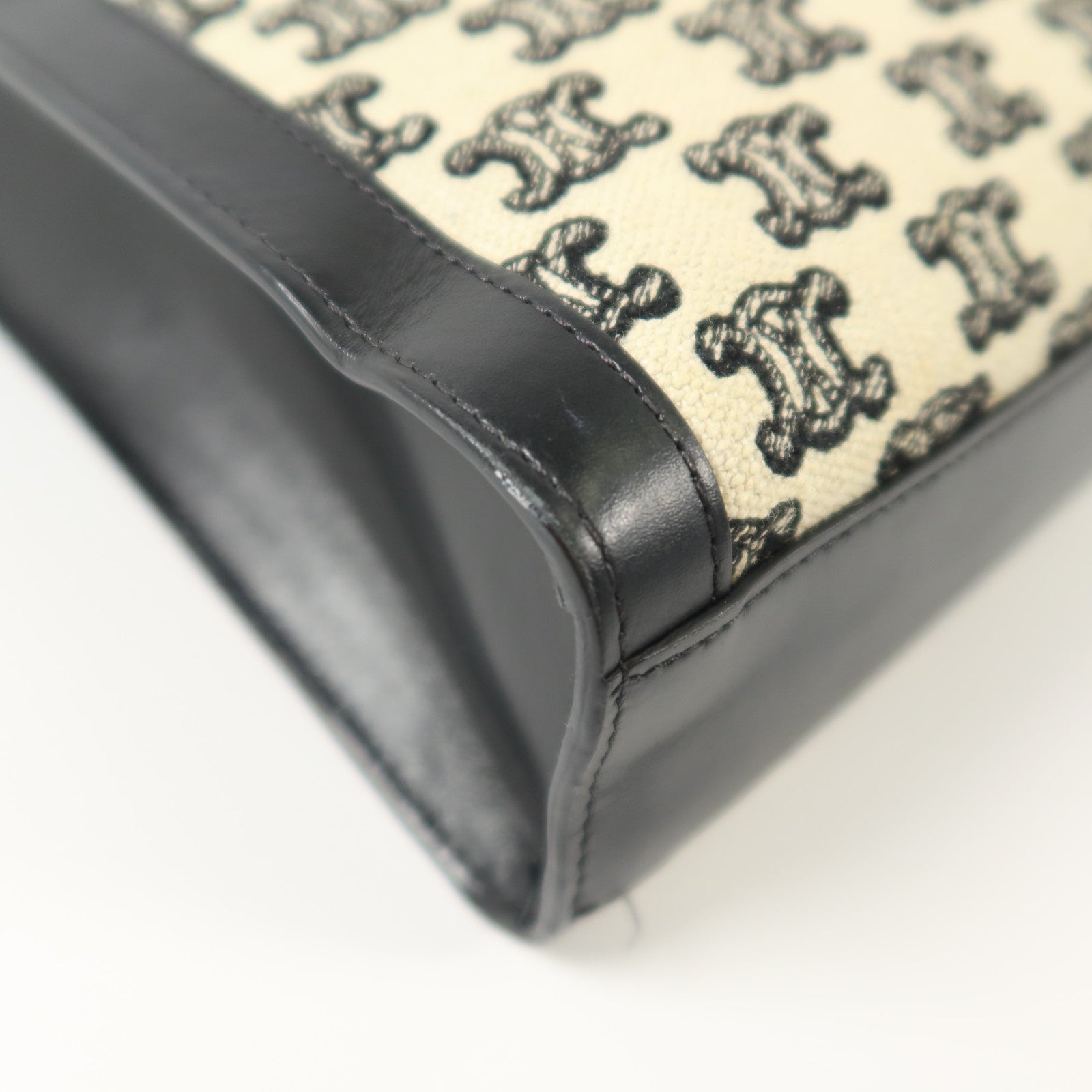 CELINE Triomphe帆布Small Vertical Cabas手挽肩背兩用袋