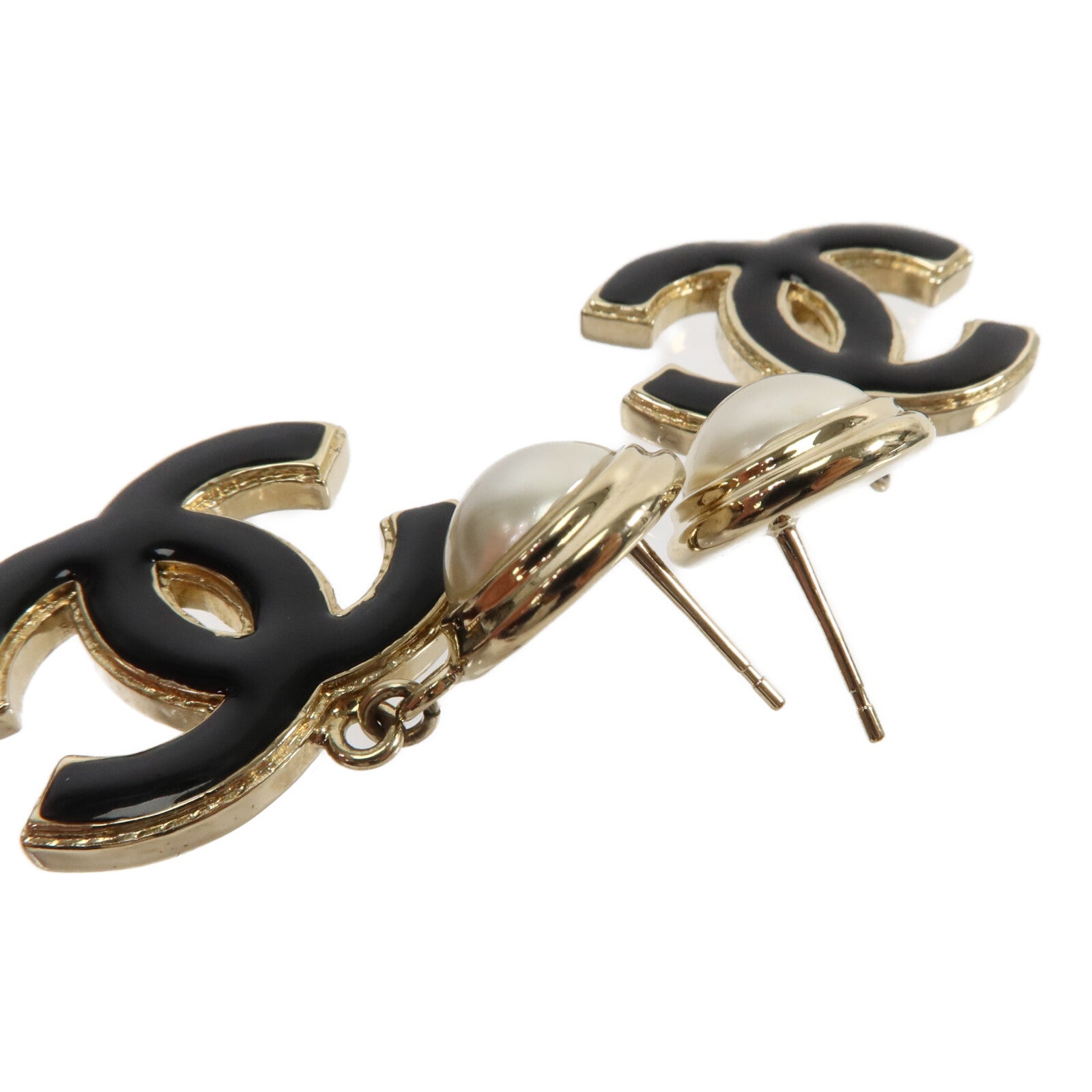 CHANEL 金屬/珍珠Earrings耳環