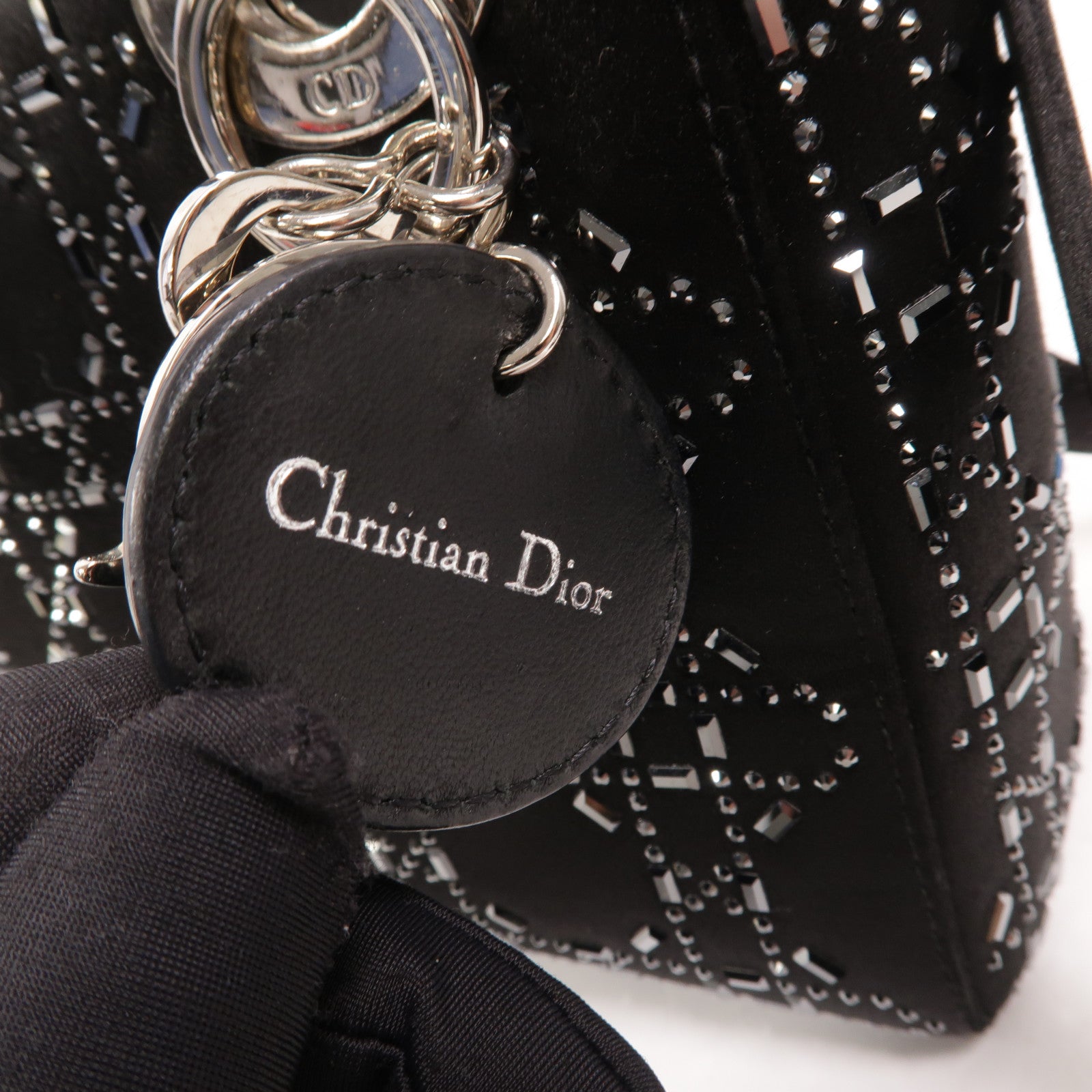 Dior Satin Mini Lady Dior手挽肩背兩用袋