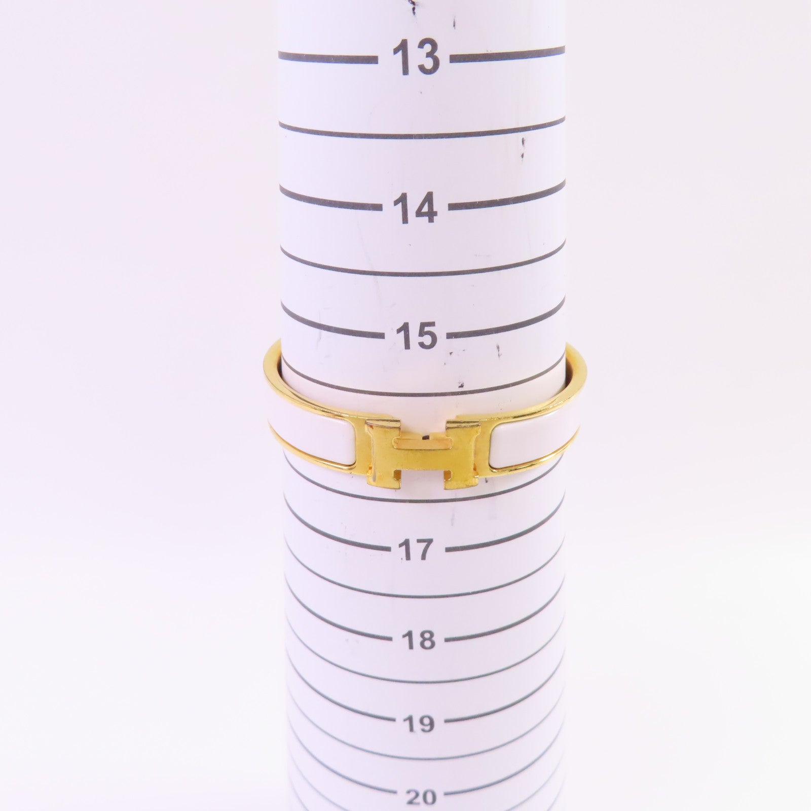 HERMES 金屬/琺瑯Clic-H Bracelet金扣手鏈
