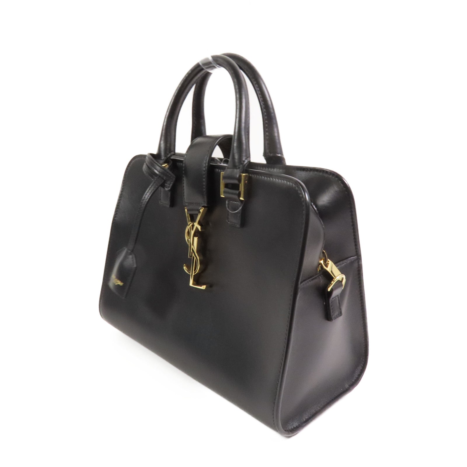 SAINT LAURENT 牛皮皮革Baby Cabas金扣手挽肩背兩用袋