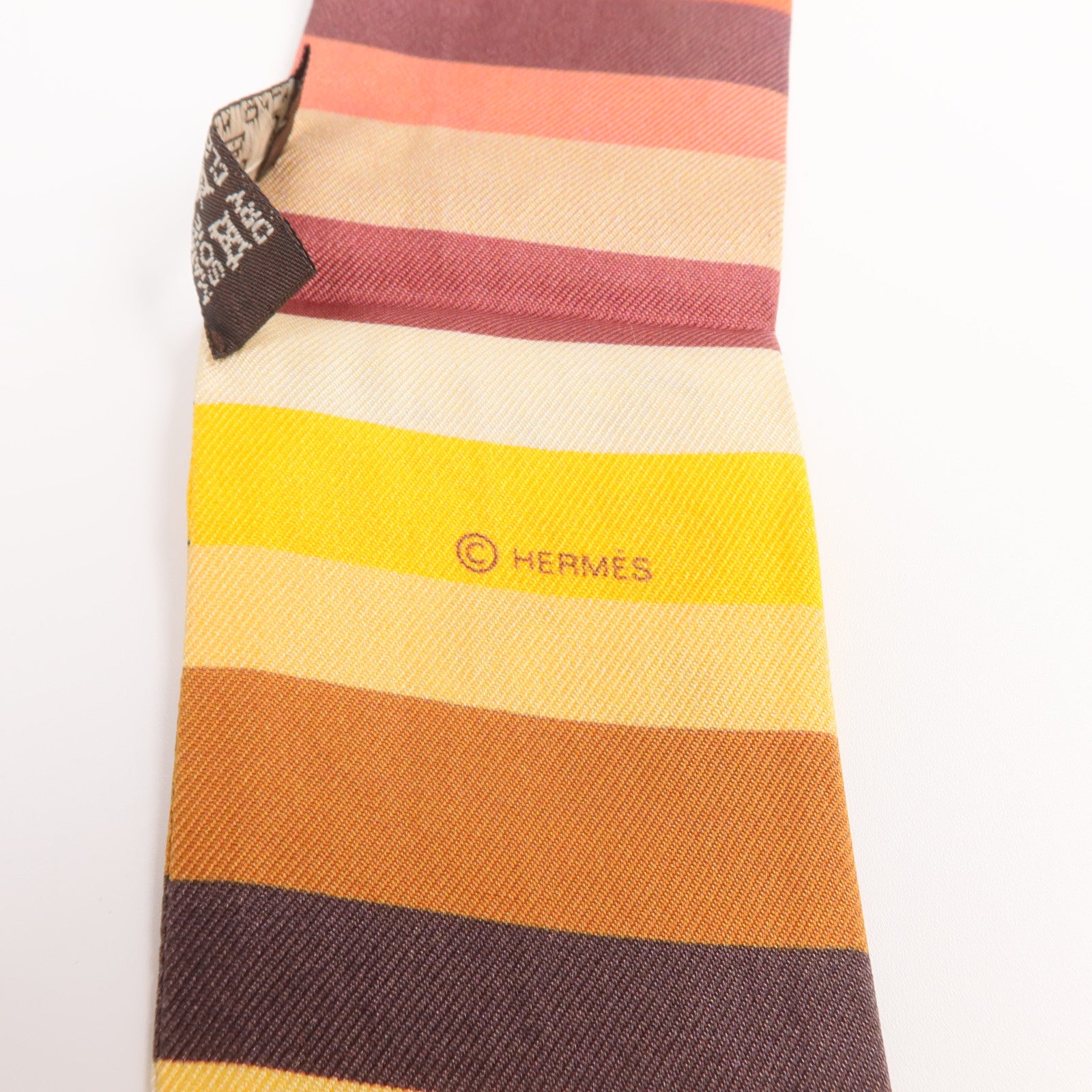 HERMES 絲質Twilly絲巾