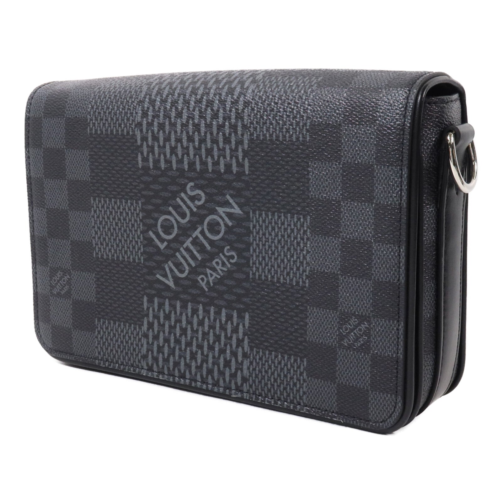 LOUIS VUITTON Damier Graphite Studio Messenger肩背袋
