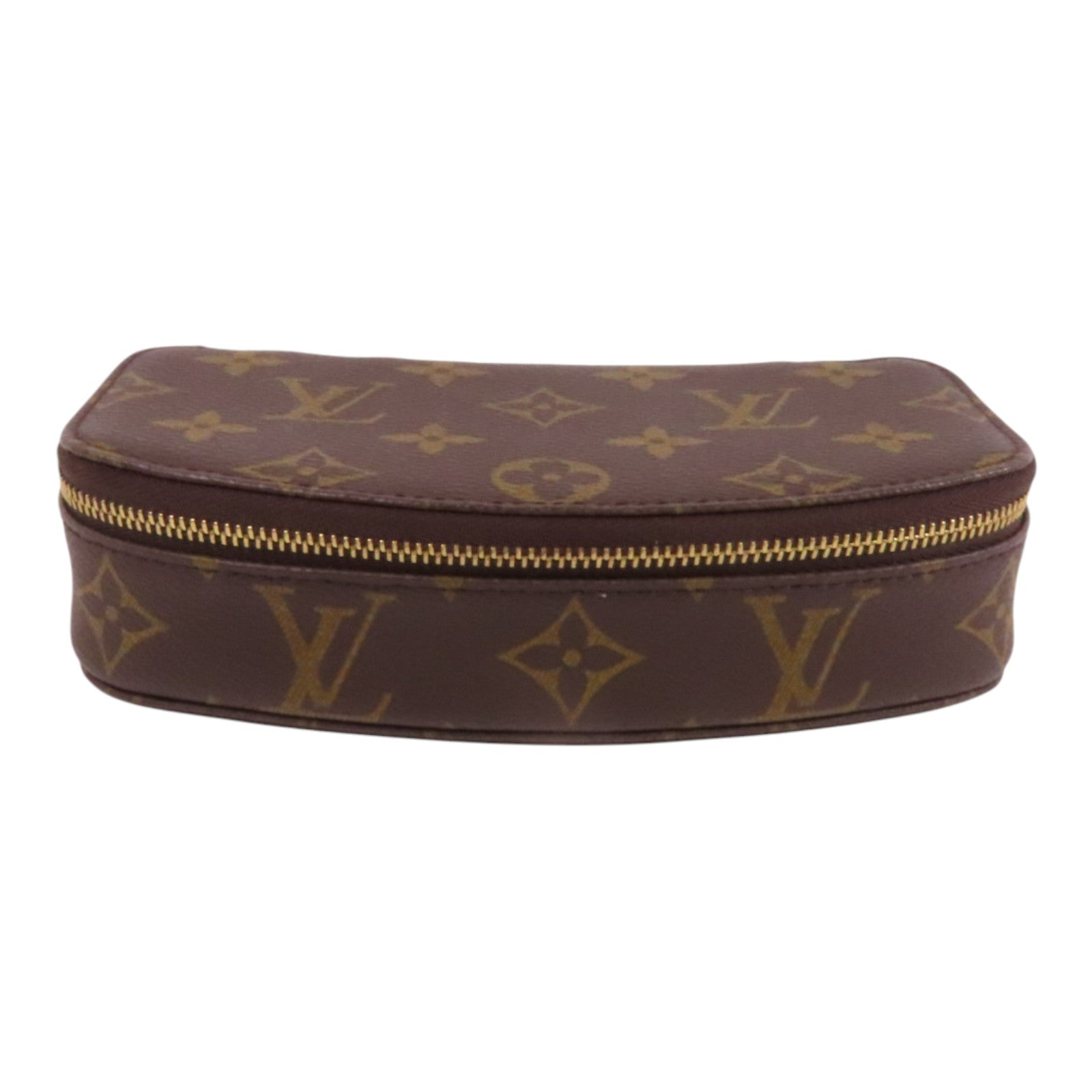 LOUIS VUITTON Monogram Jewelry Case金扣寶石包