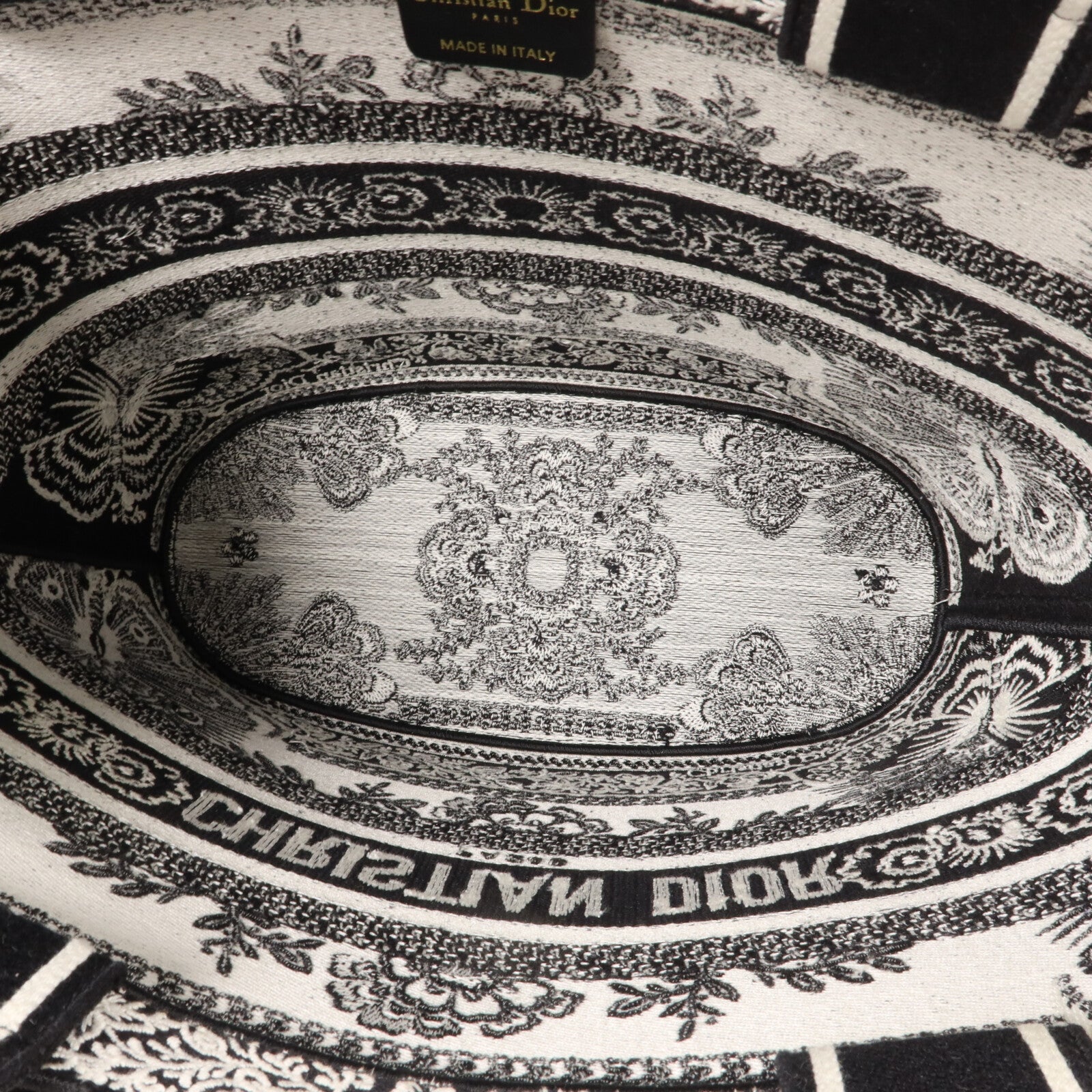 Dior 帆布Butterfly Bandana Hat Bucket Bag手挽肩背兩用袋