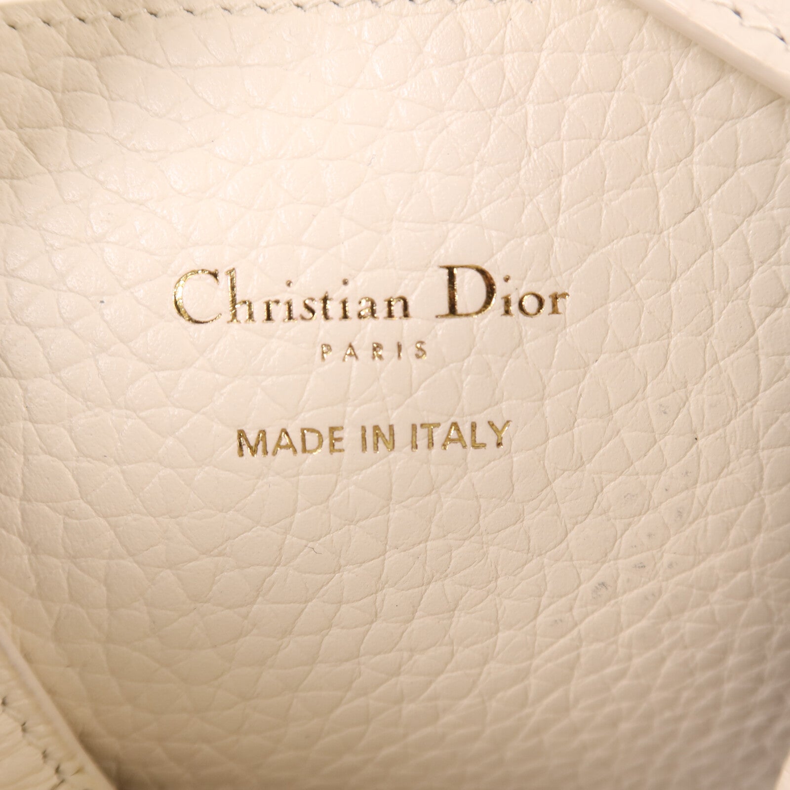 Dior 牛皮皮革Small Signature Bucket Bag金扣手挽肩背兩用袋