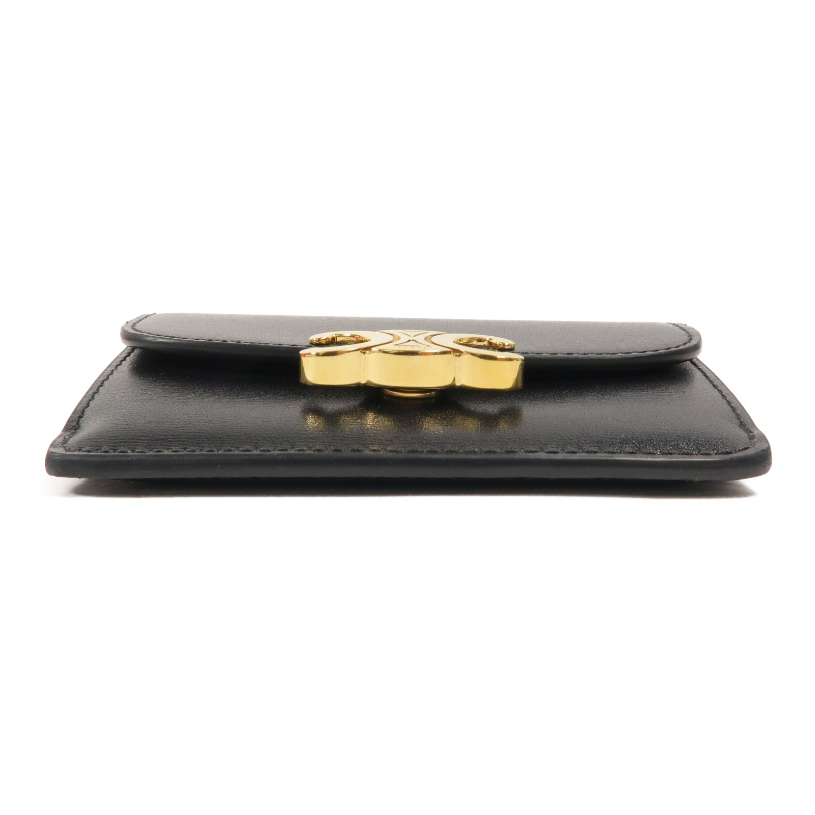 CELINE 牛皮皮革Triomphe Card Holder卡片套