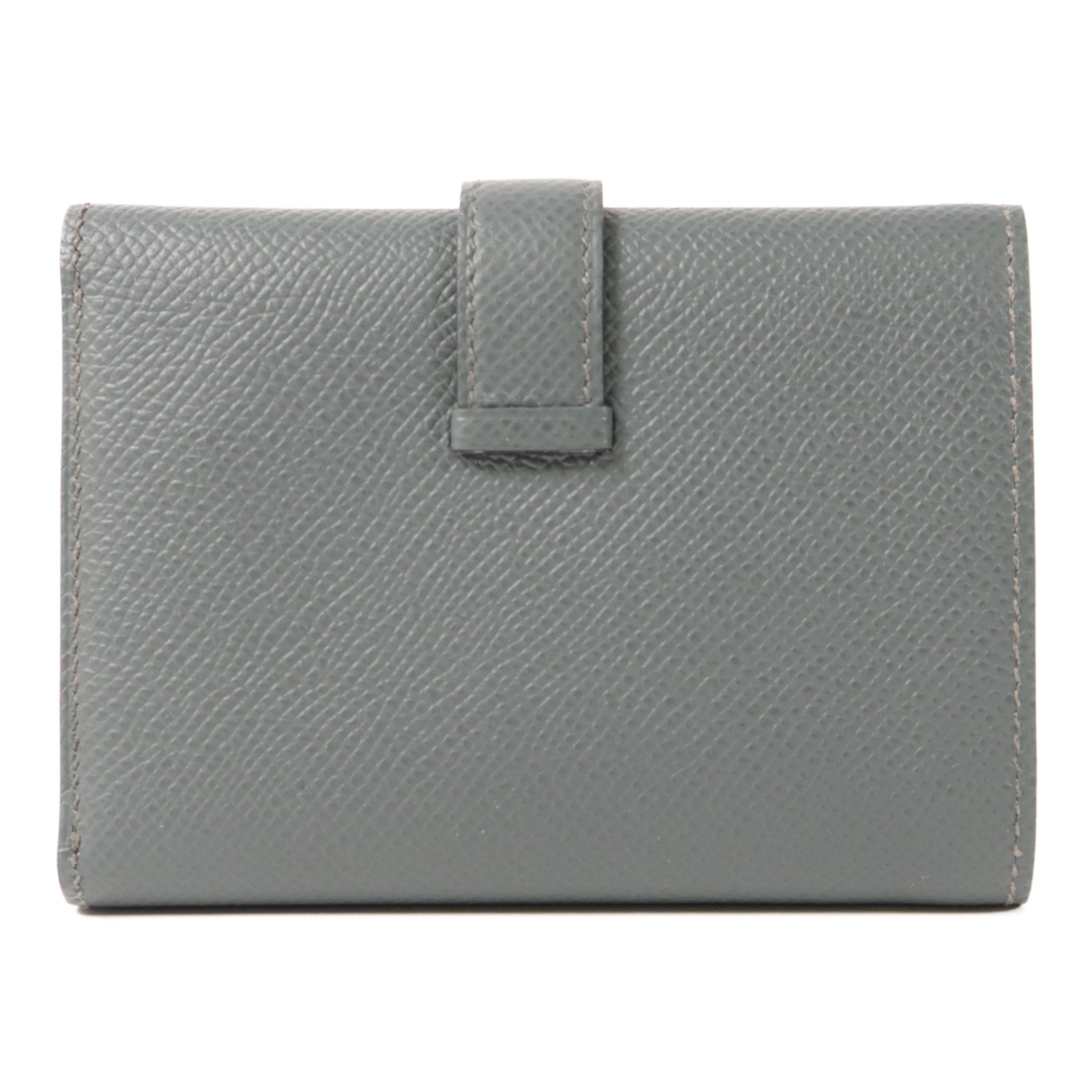HERMES Epsom皮革Bearn Compact金扣錢包