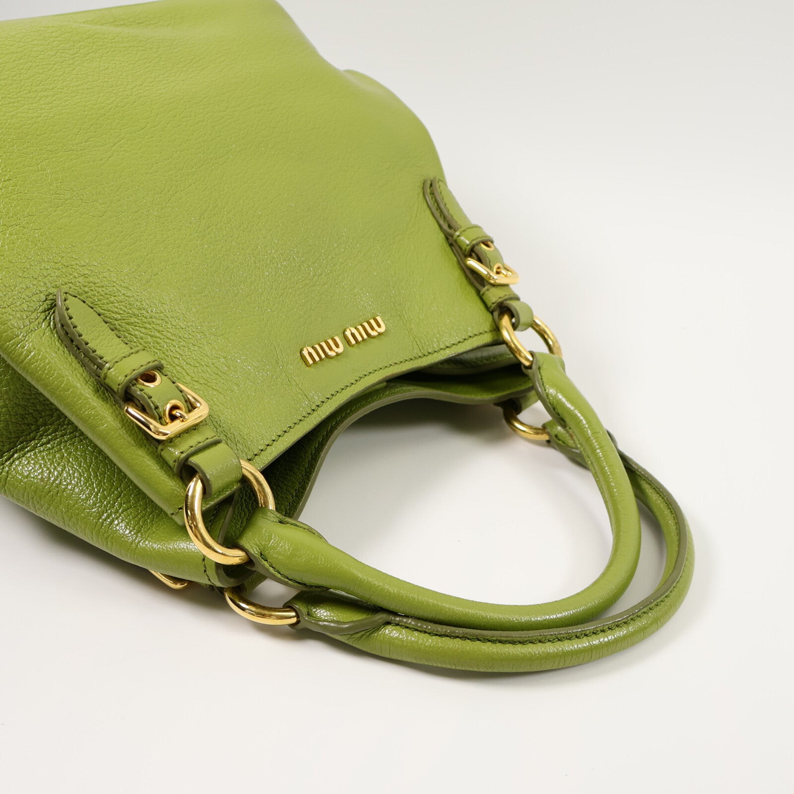 Miu Miu 牛皮皮革Shoulder Bag手挽肩背兩用袋