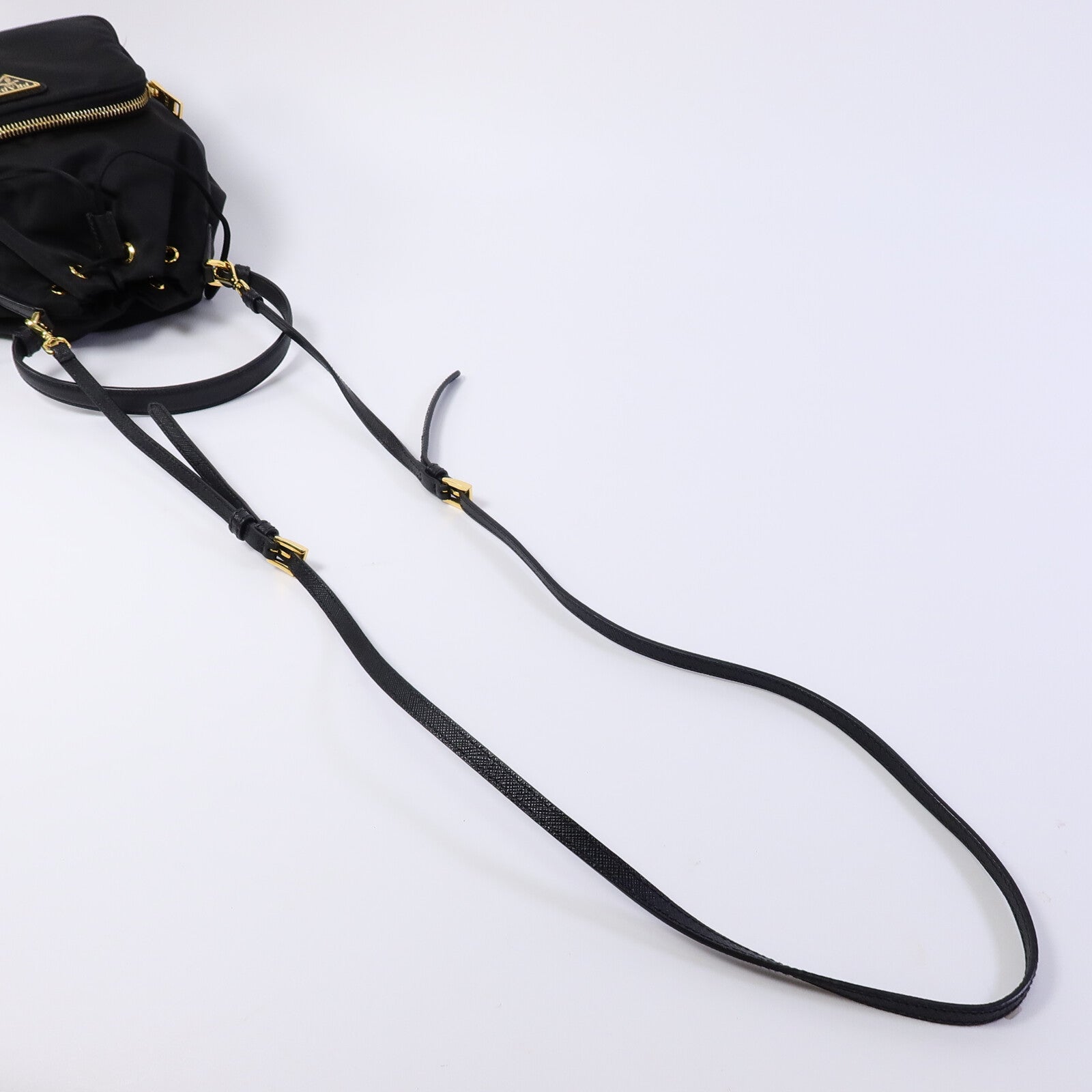 PRADA 尼龍Bucket Bag手挽肩背兩用袋