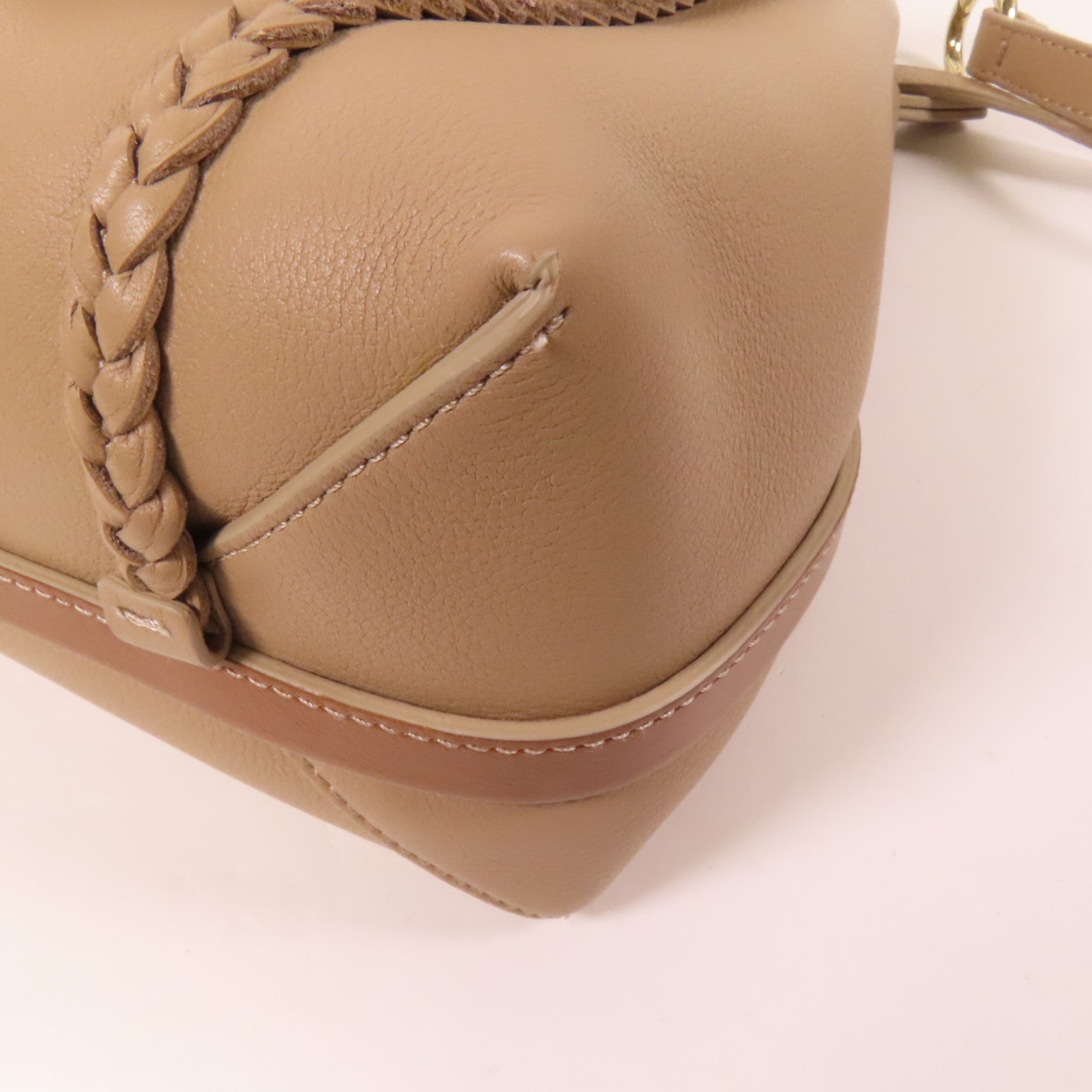 Chloe 牛皮皮革Penelope金扣手挽肩背兩用袋