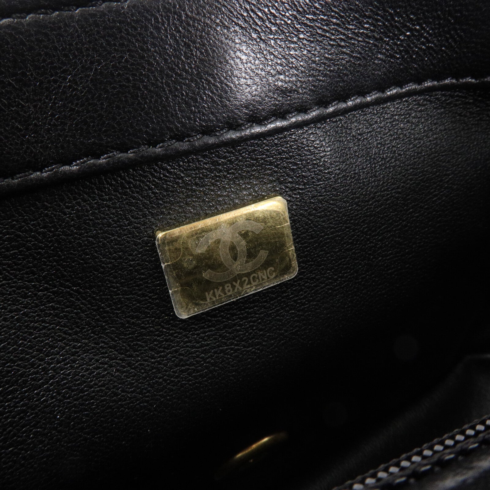CHANEL 羊皮皮革CoCo Heart Flap鏈帶肩背袋