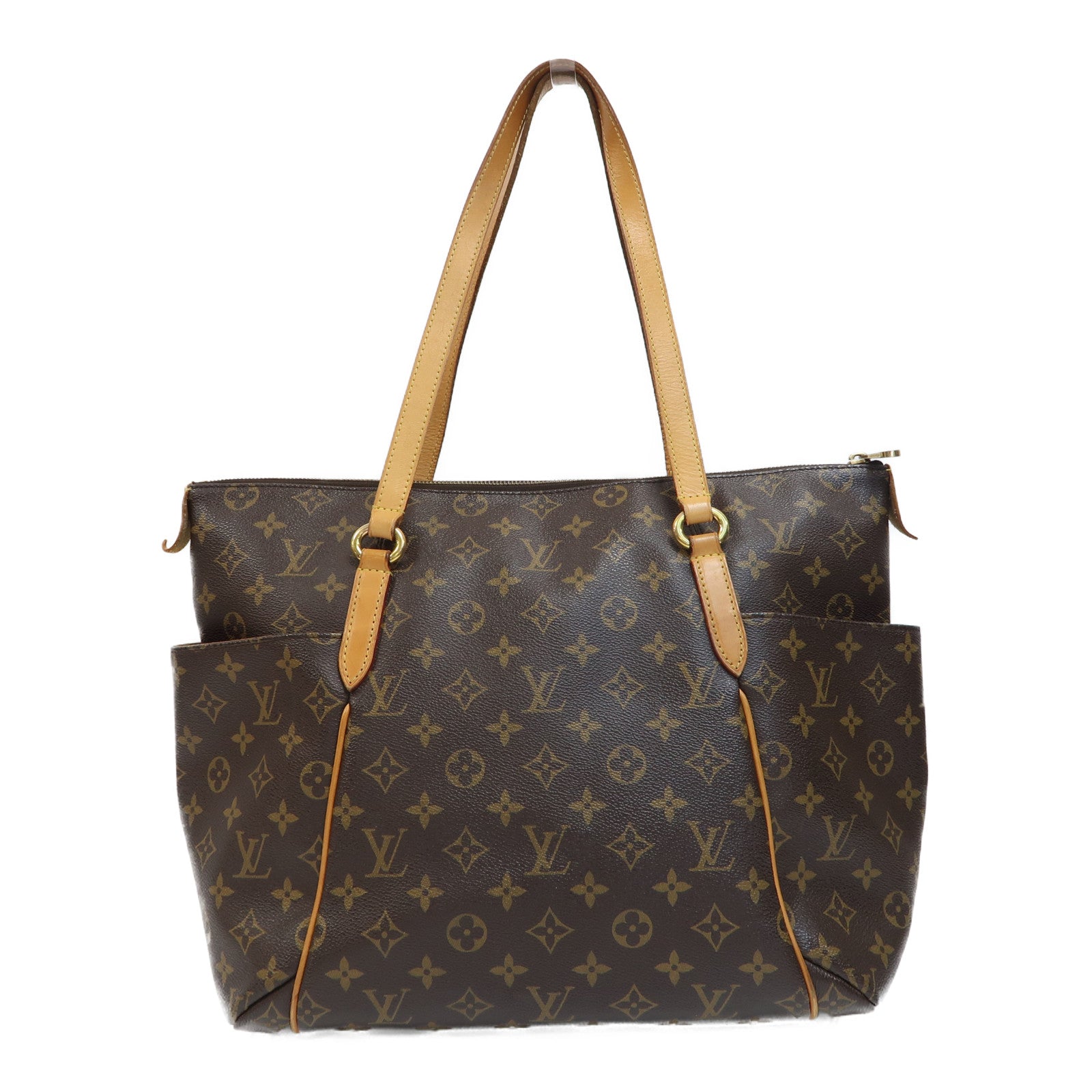 LOUIS VUITTON Monogram Totally GM金扣肩背袋啡色