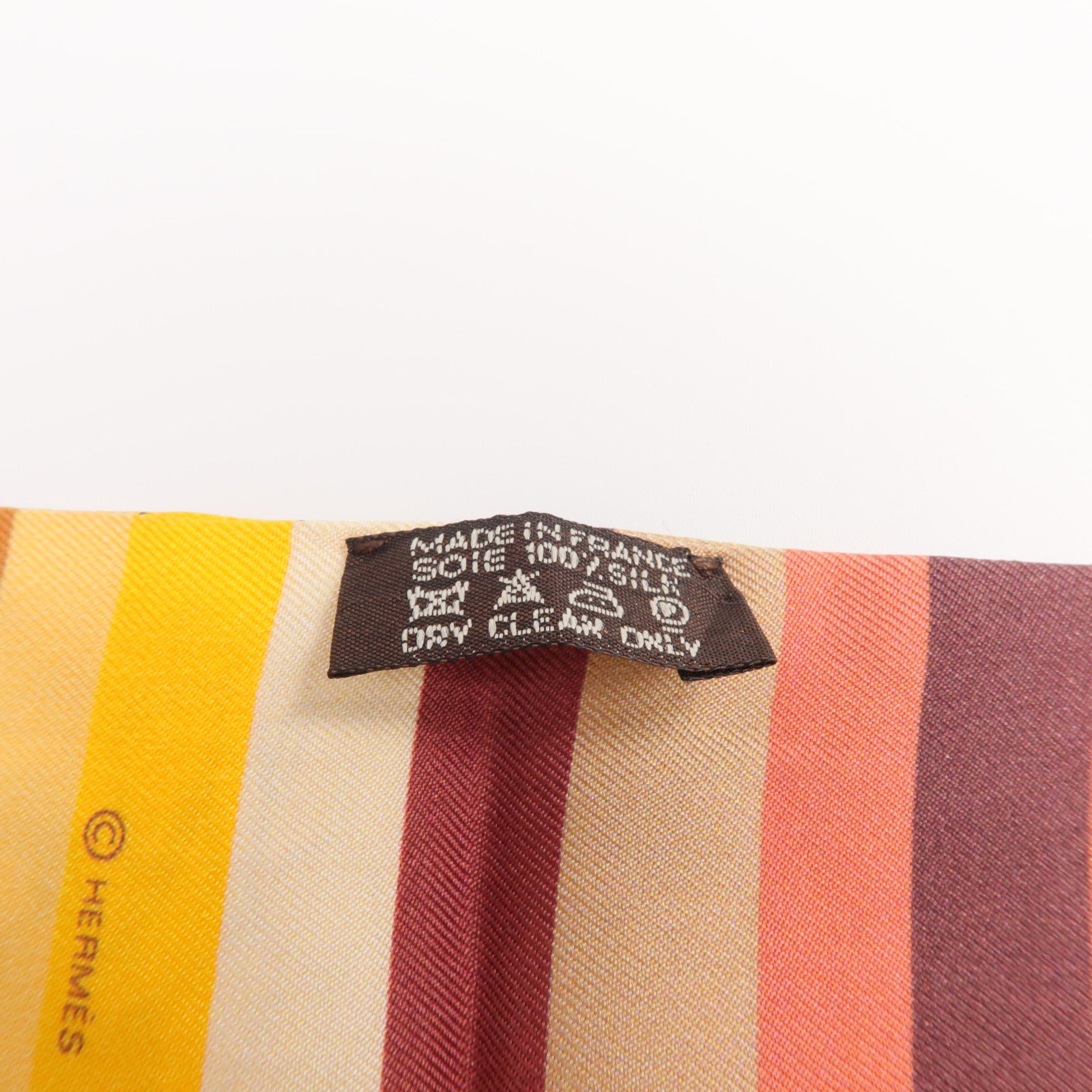 HERMES 絲質Twilly絲巾