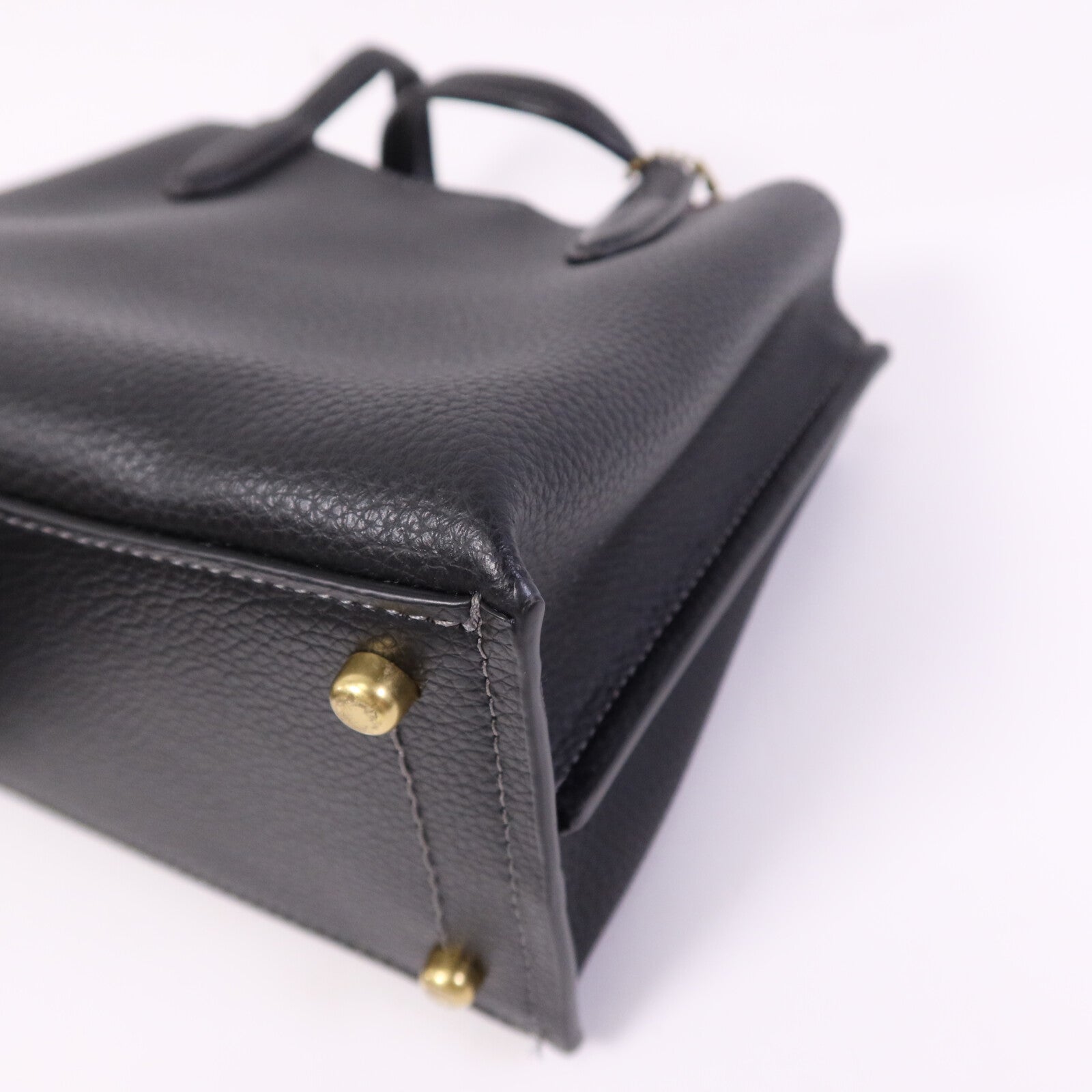 COACH 牛皮皮革Willow Tote 24金扣手挽肩背兩用袋