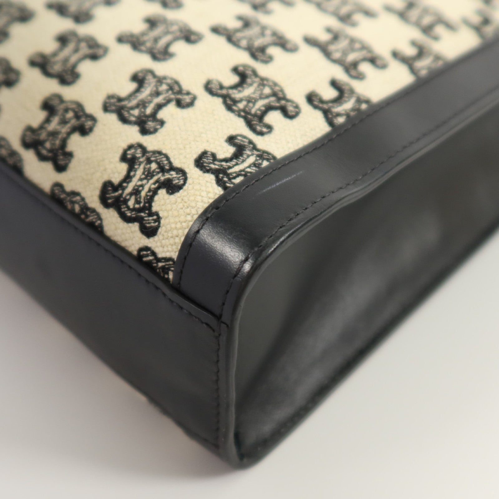 CELINE Triomphe帆布Small Vertical Cabas手挽肩背兩用袋