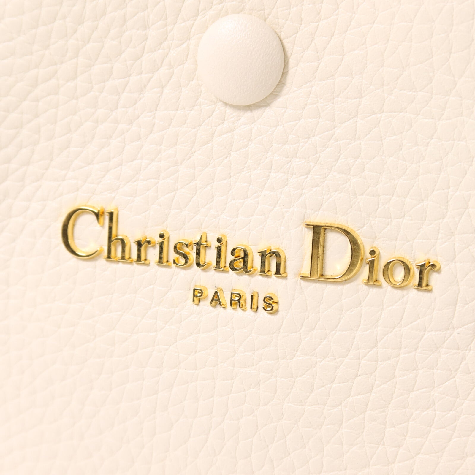 Dior 牛皮皮革Small Signature Bucket Bag金扣手挽肩背兩用袋