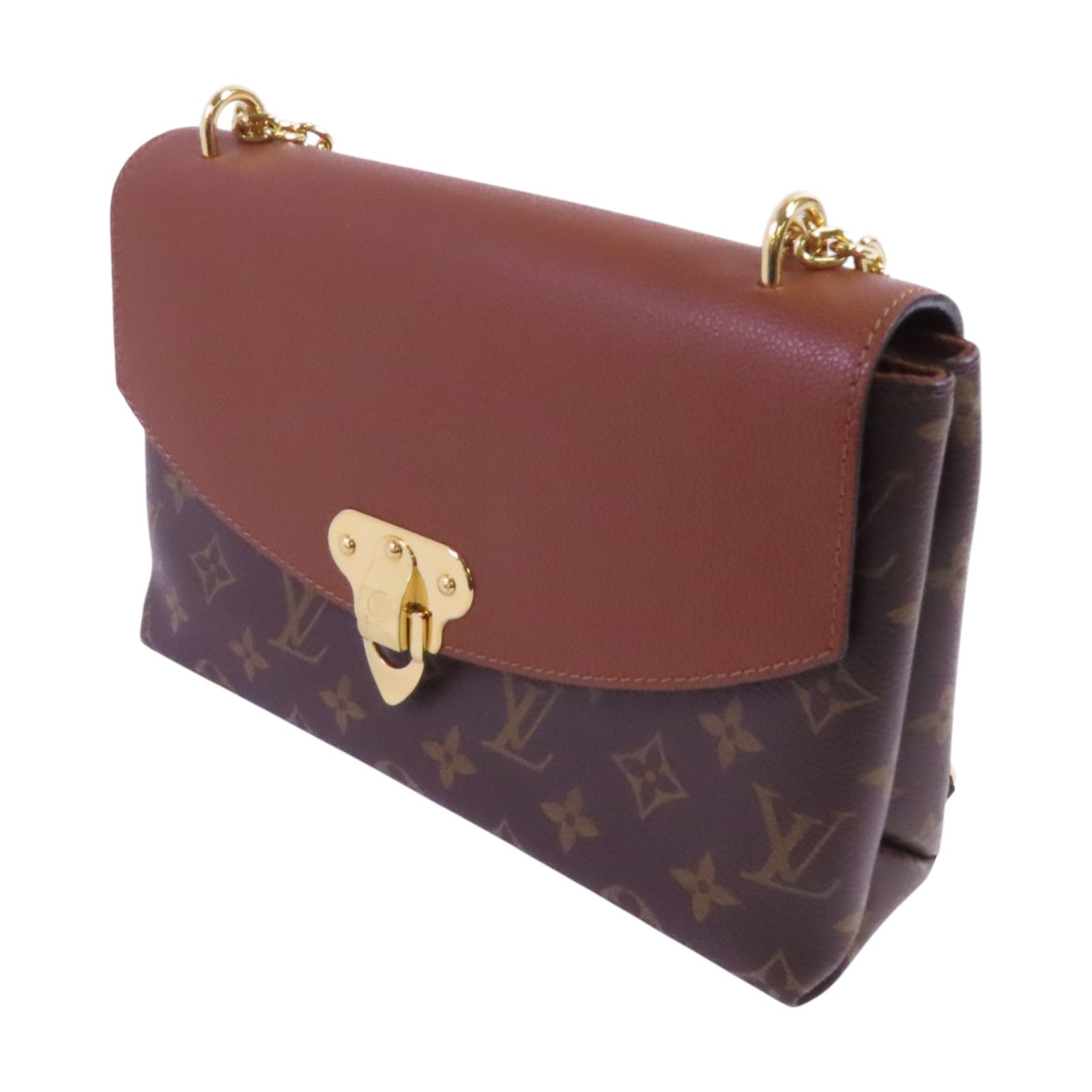 LOUIS VUITTON Monogram Saint Placide金扣鏈帶肩背袋