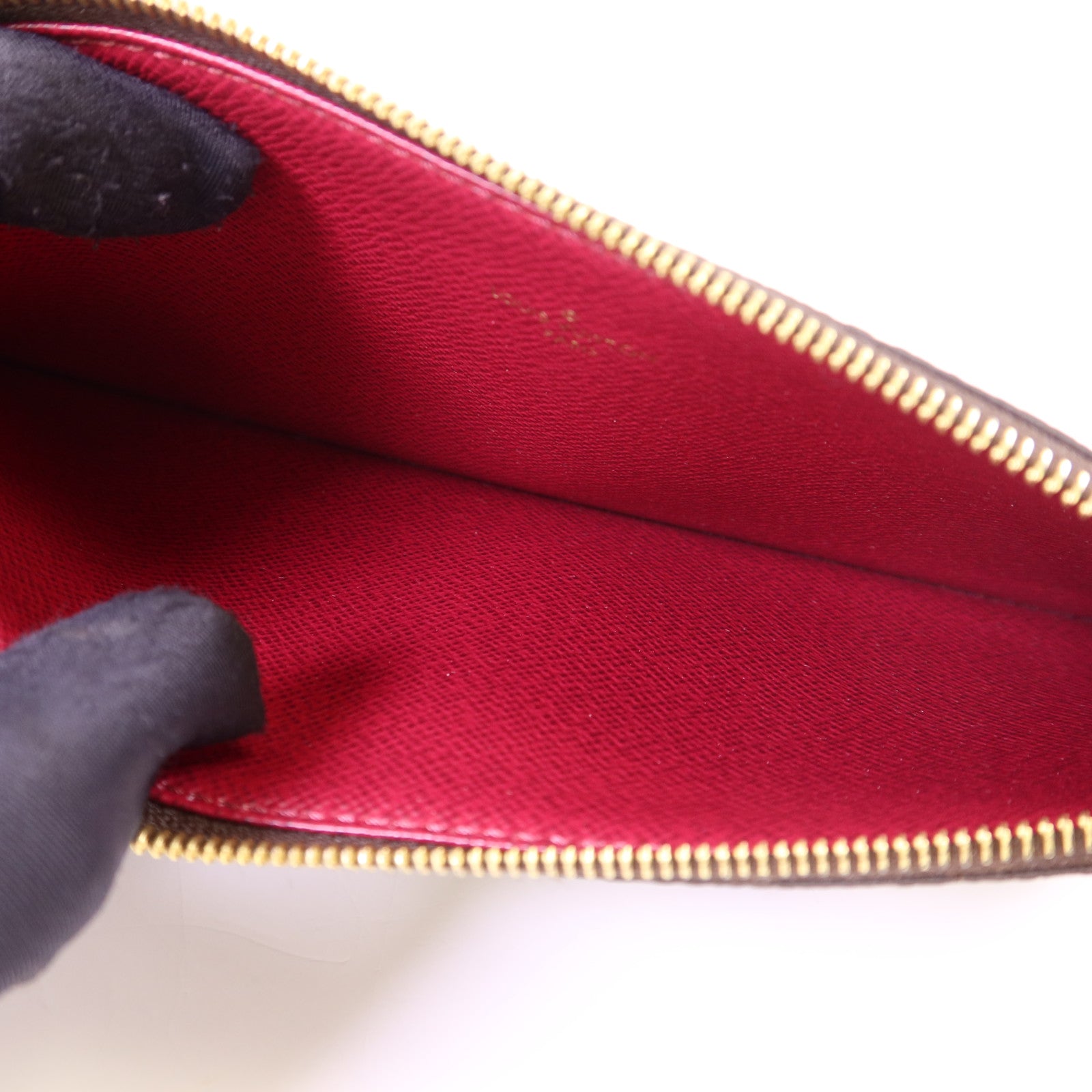 LOUIS VUITTON Monogram Felicie Pochette金扣鏈帶肩背袋