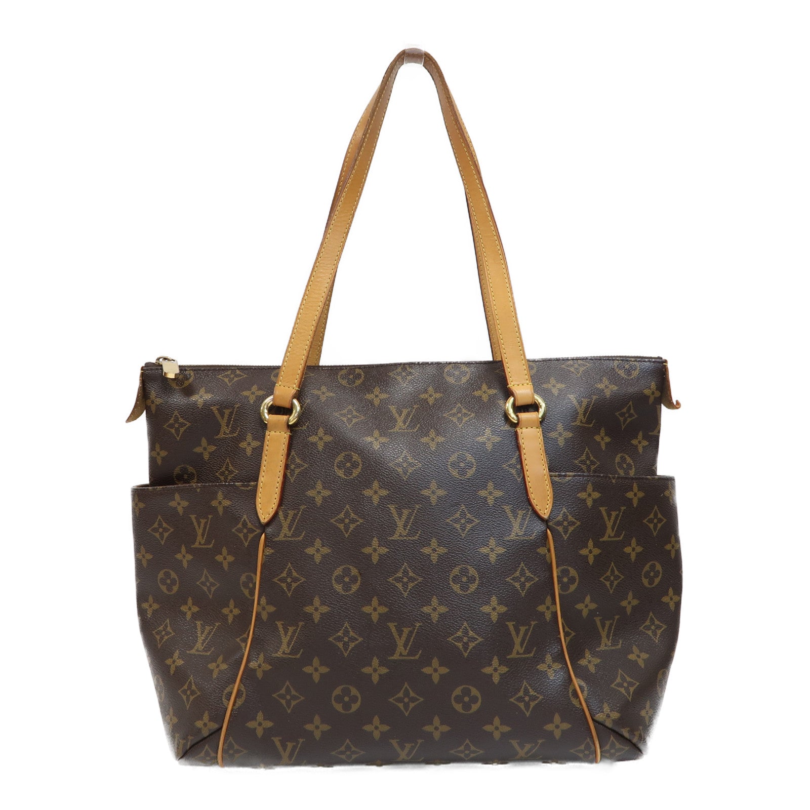 LOUIS VUITTON Monogram Totally GM金扣肩背袋啡色