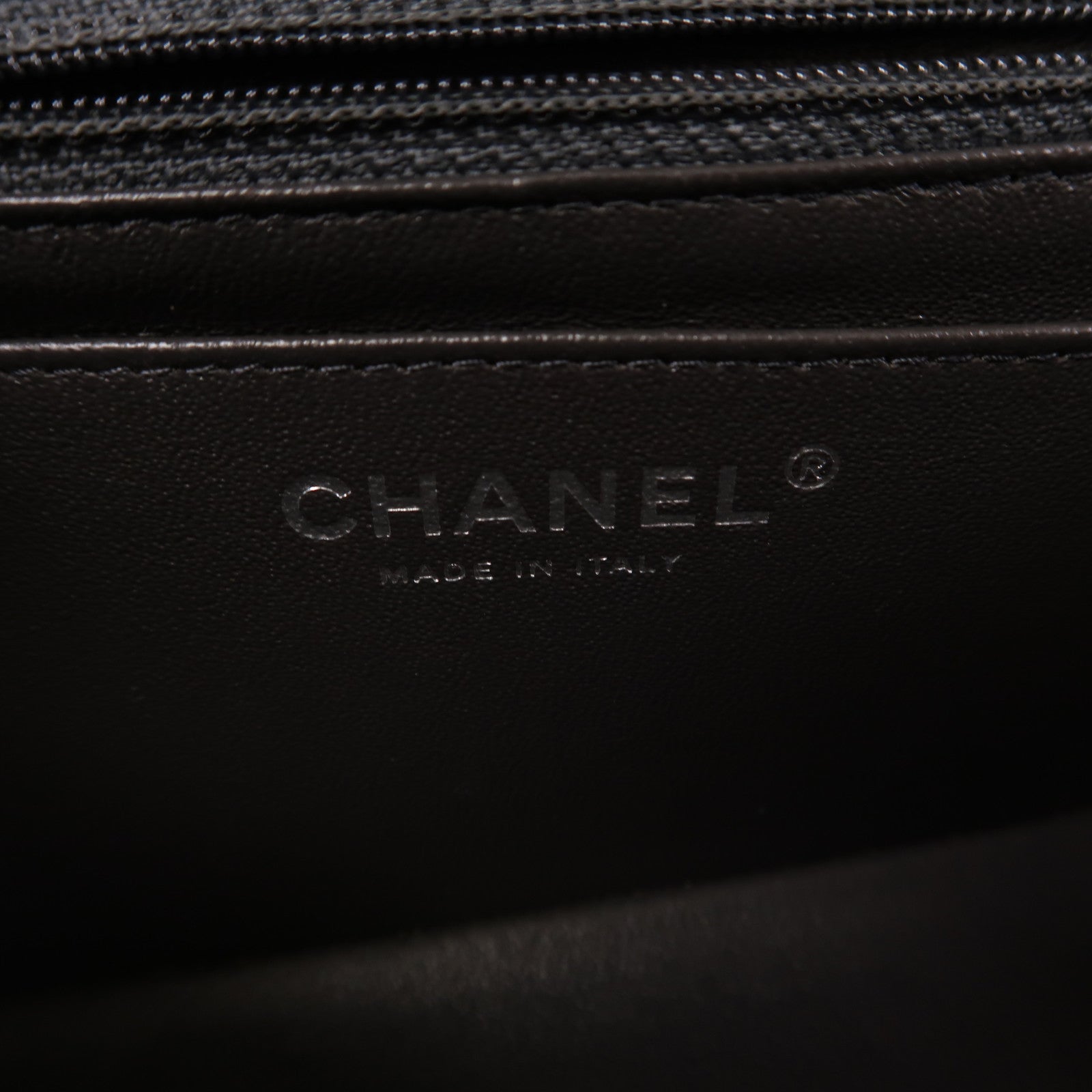CHANEL 菱格漆皮皮革Classic Flap 20銀扣鏈帶肩背袋綠色