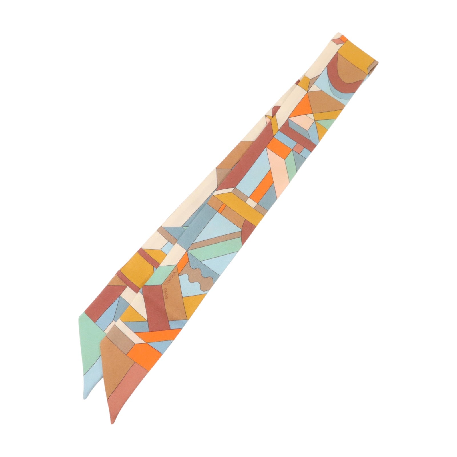 HERMES 絲質Twilly絲巾