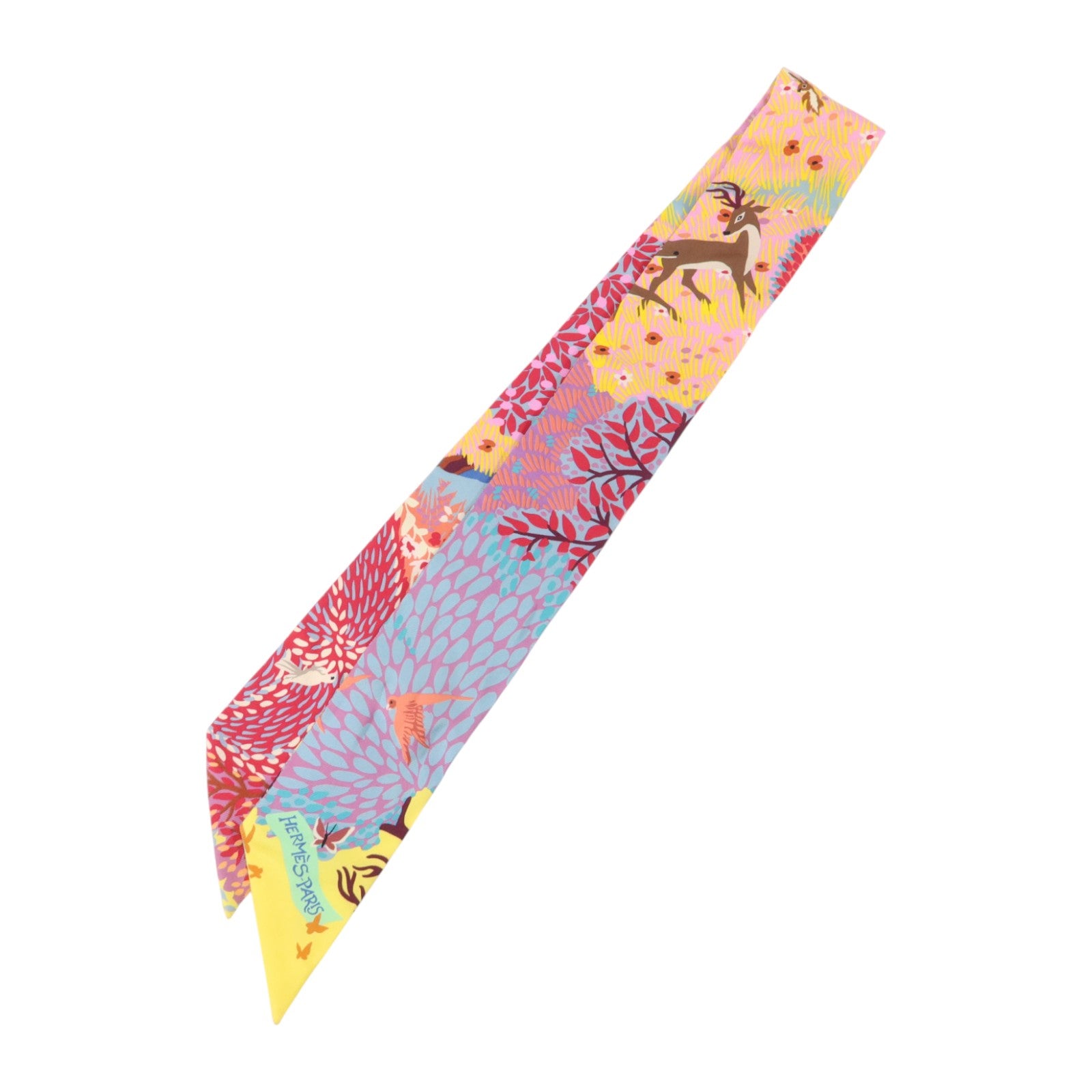 HERMES 絲質Twilly絲巾