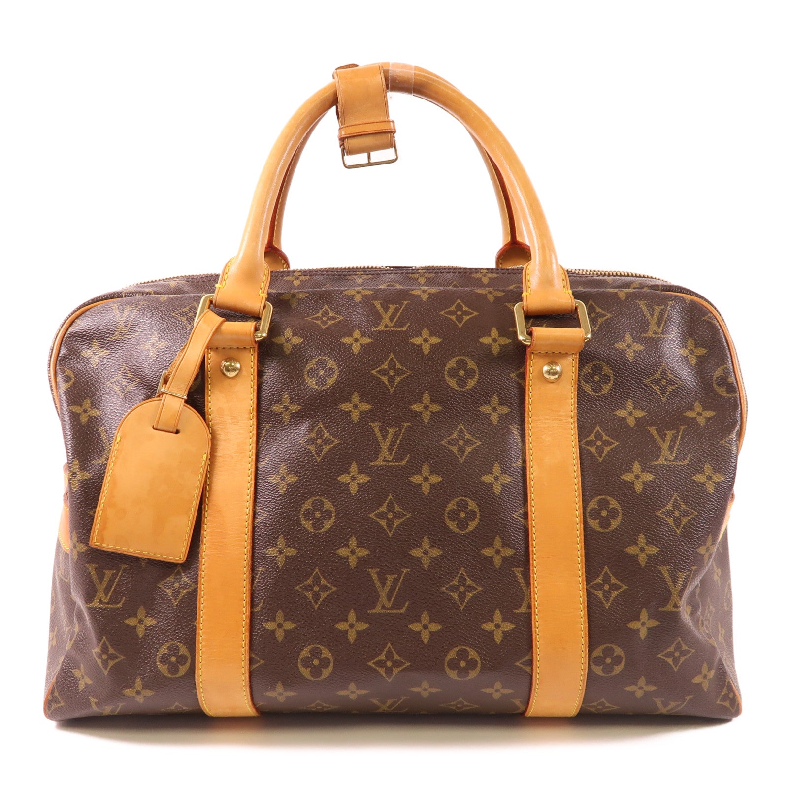 LOUIS VUITTON Monogram Carryall金扣手挽袋